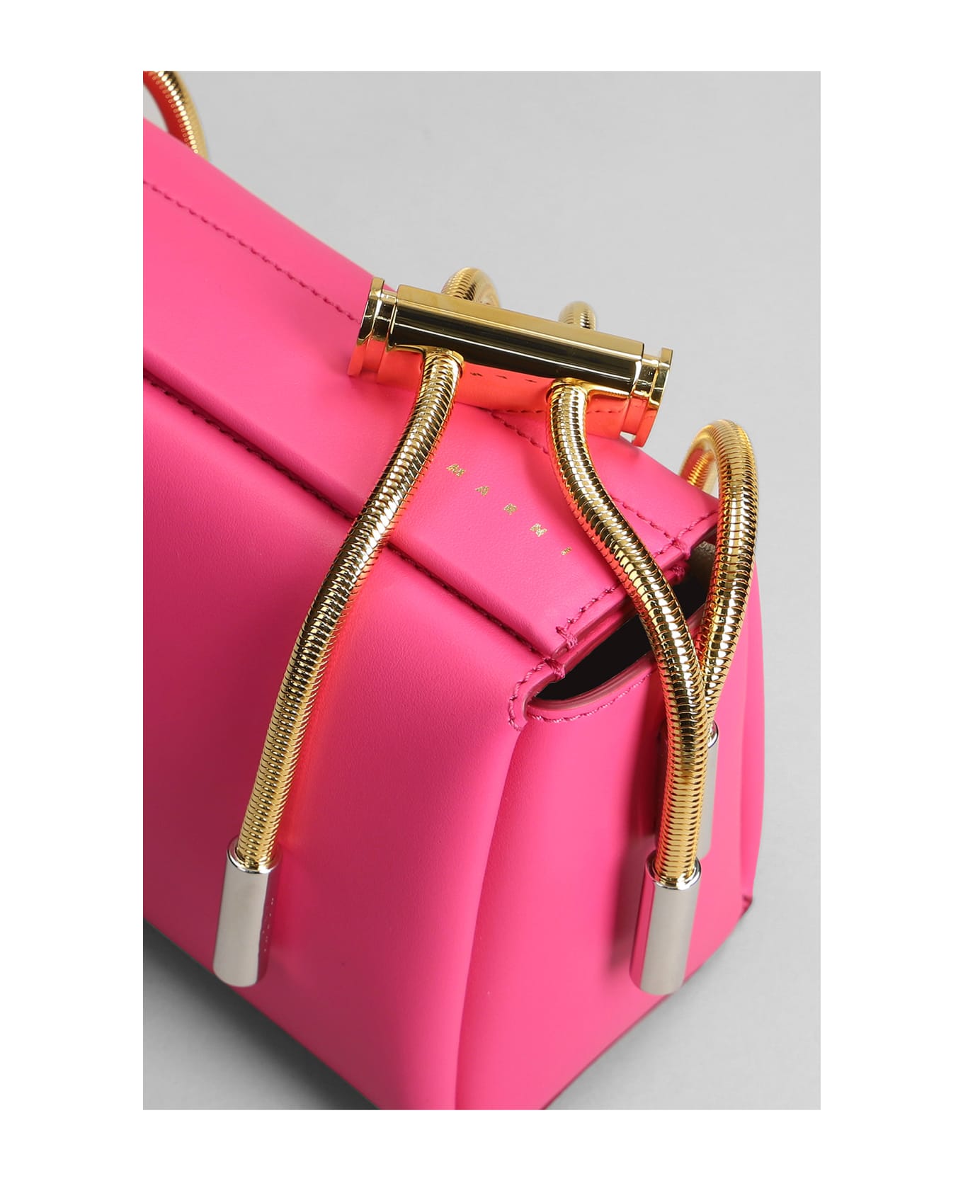 Marni Shoulder Bag In Fuxia Leather - fuxia