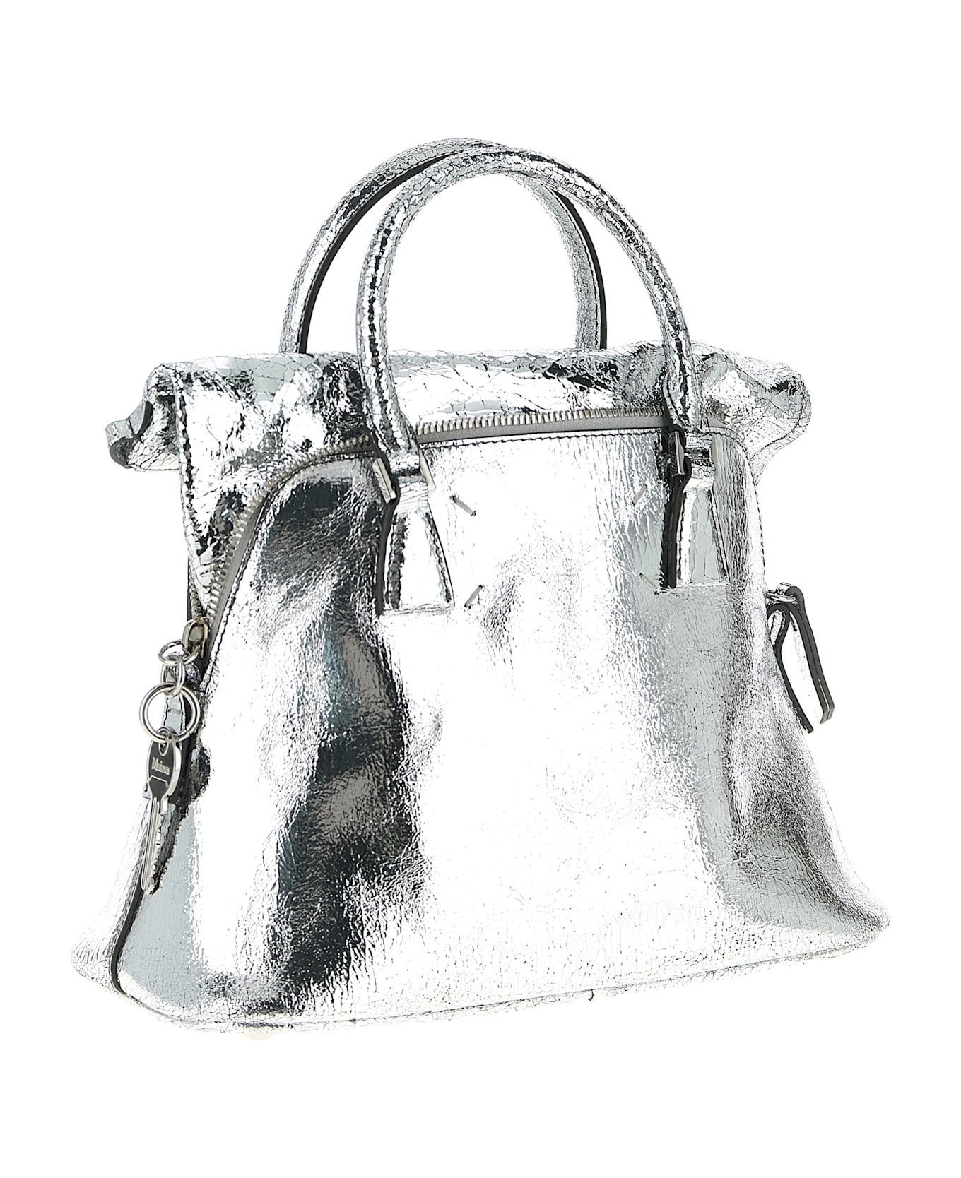 Maison Margiela '5ac Classique' Mini Handbag - Silver/Black