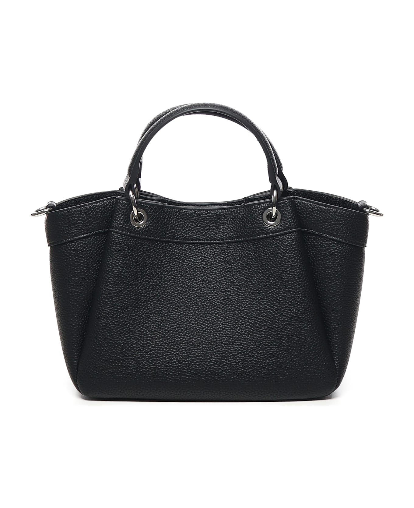 Armani Collezioni Small Handbag With Degradè Shoulder Strap - Black
