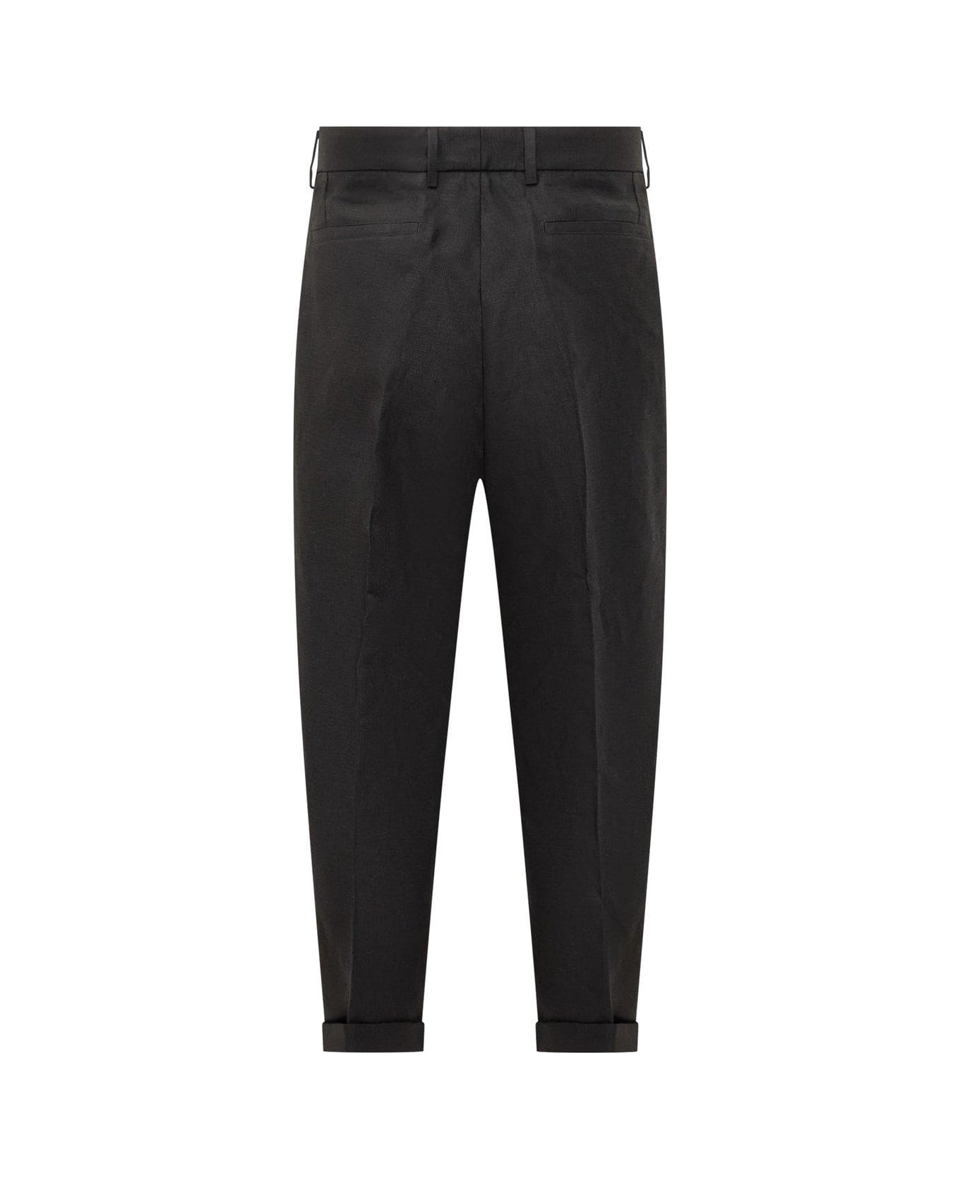 Dolce & Gabbana Pressed Crease Pants - Nero