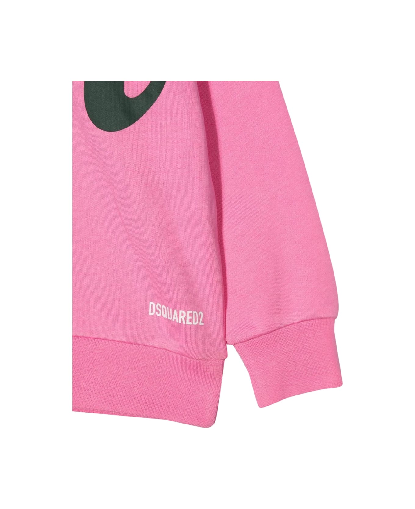 Dsquared2 Crewneck Sweatshirt Allover Writing - PINK ニットウェア＆スウェットシャツ