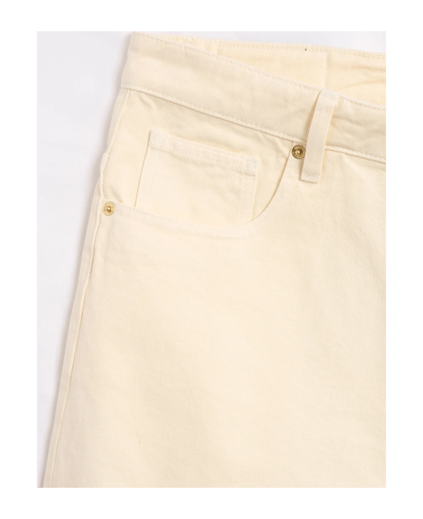 Drôle de Monsieur Le Short Baggy Ecru - Ow Off White