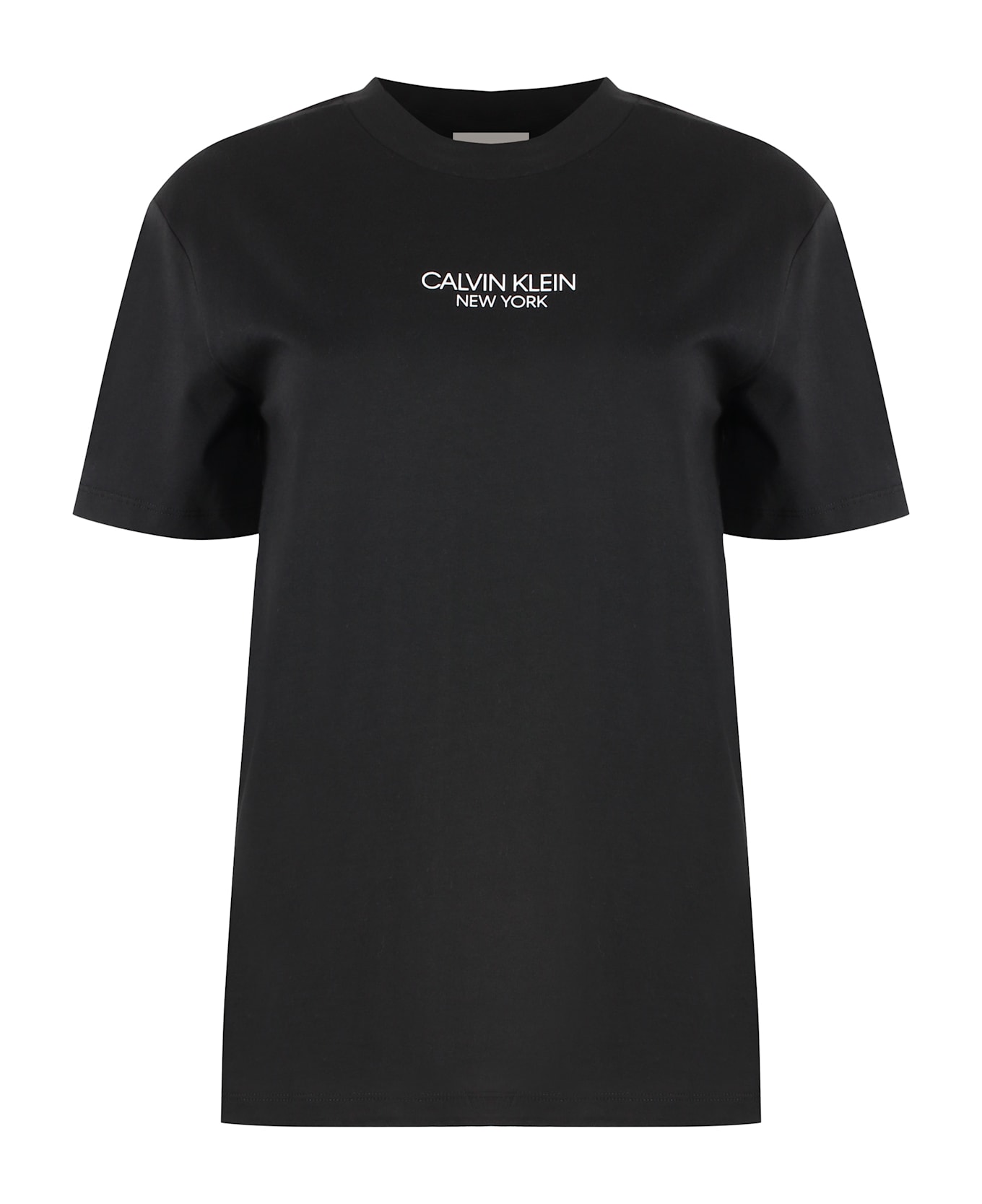 Calvin Klein Cotton Crew-neck T-shirt - Black Tシャツ