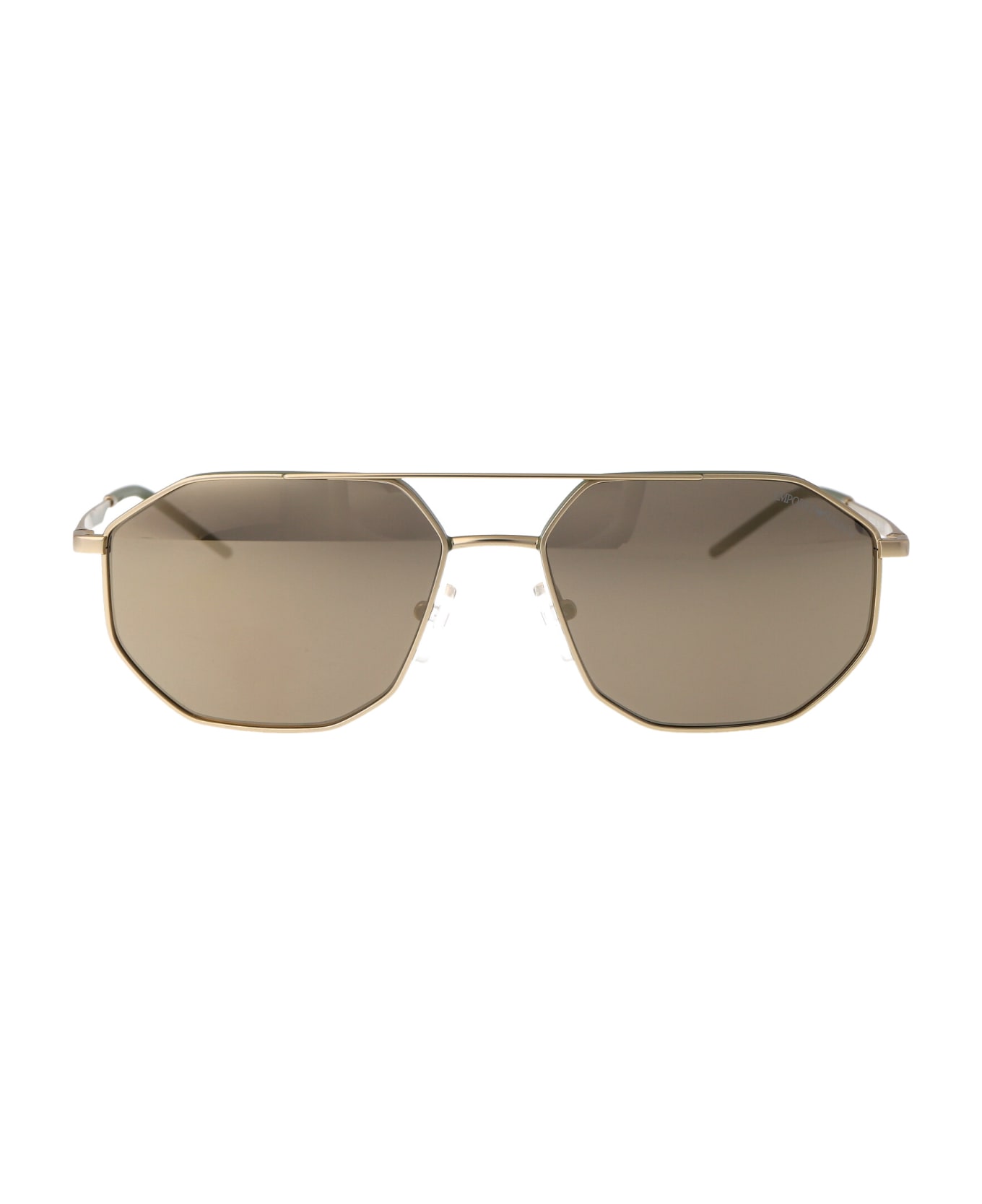 Emporio Armani 0ea2147 Sunglasses - 30025A Matte Gold