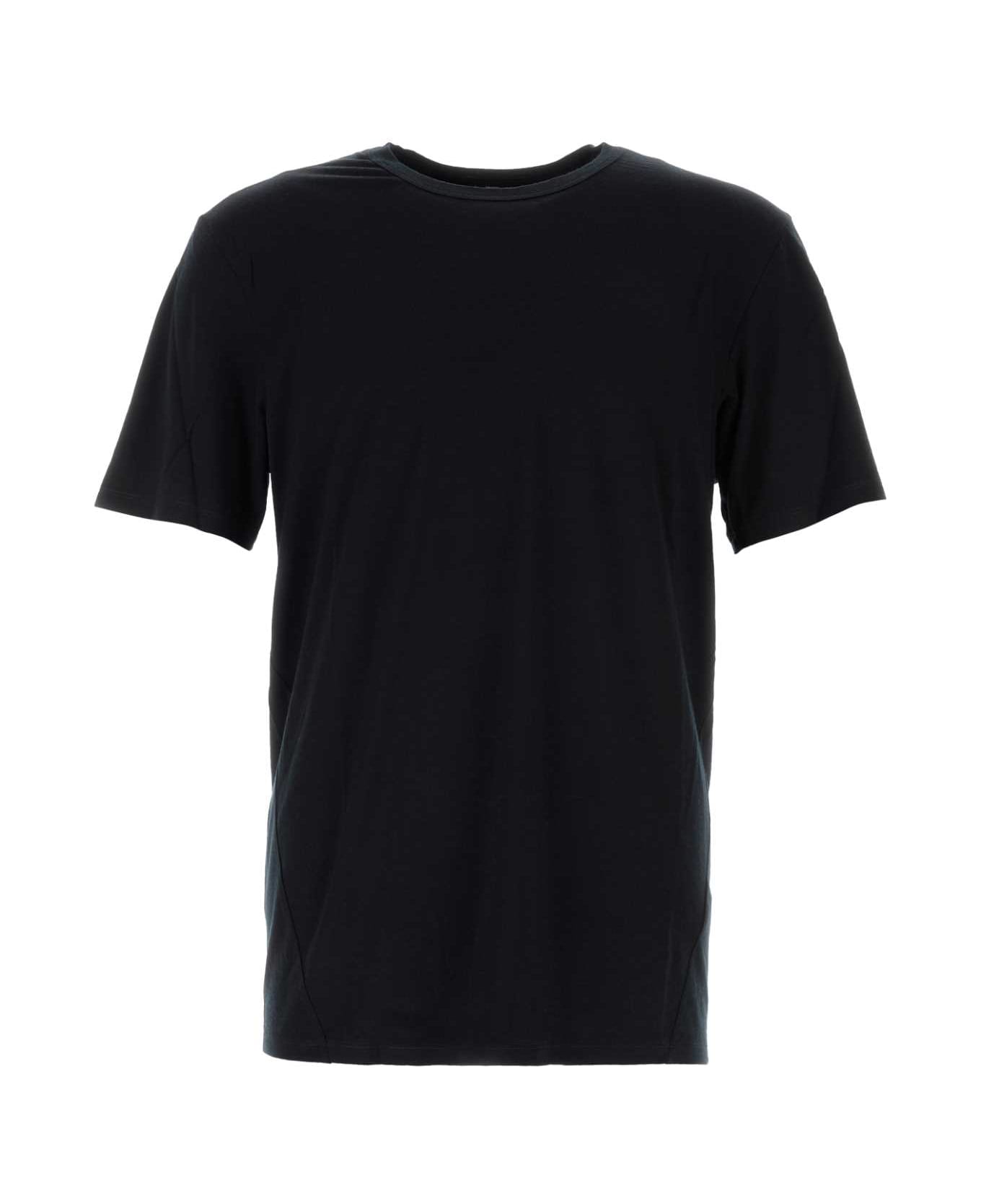 Arc
teryx Veilance Black Wool Blend Frame T-shirt - BLACK
