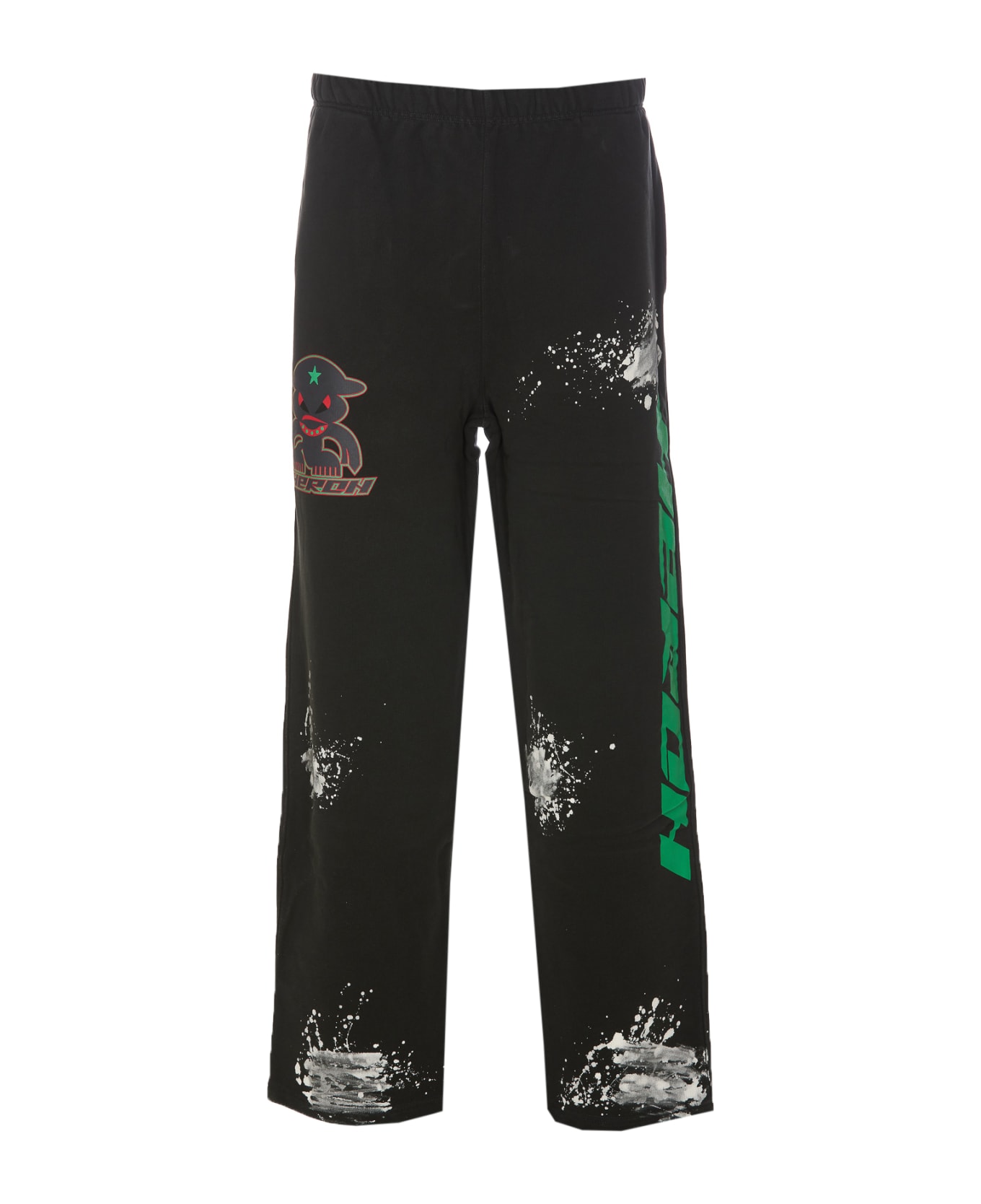 HERON PRESTON Monster Brush Track Pants - BLACK LIGH