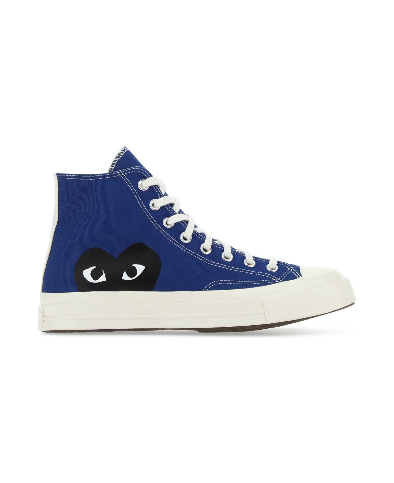 Comme des Garçons Play Blue Canvas Comme Des Garã§ons X Converse Sneakers - BLUE