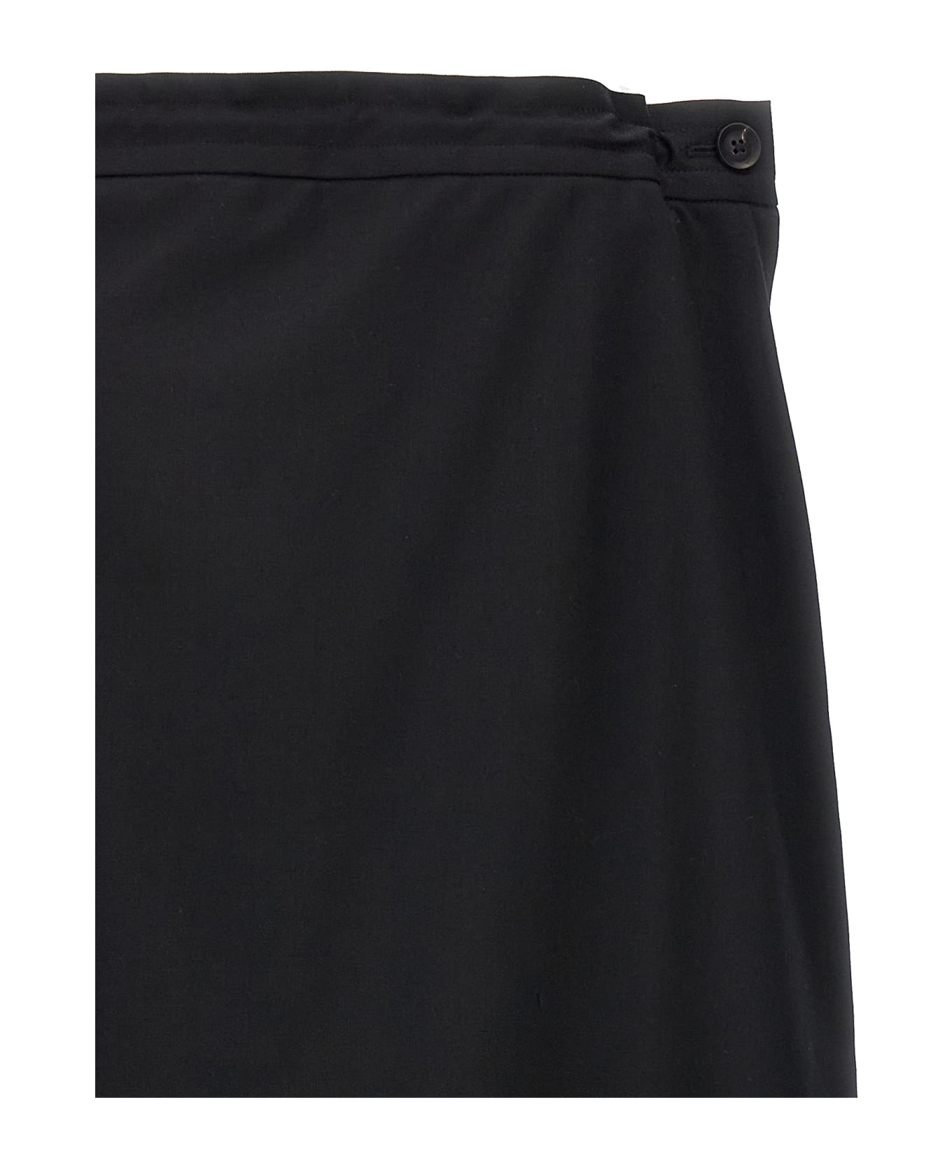 Y-3 Asymmetrical Skirt - Black  