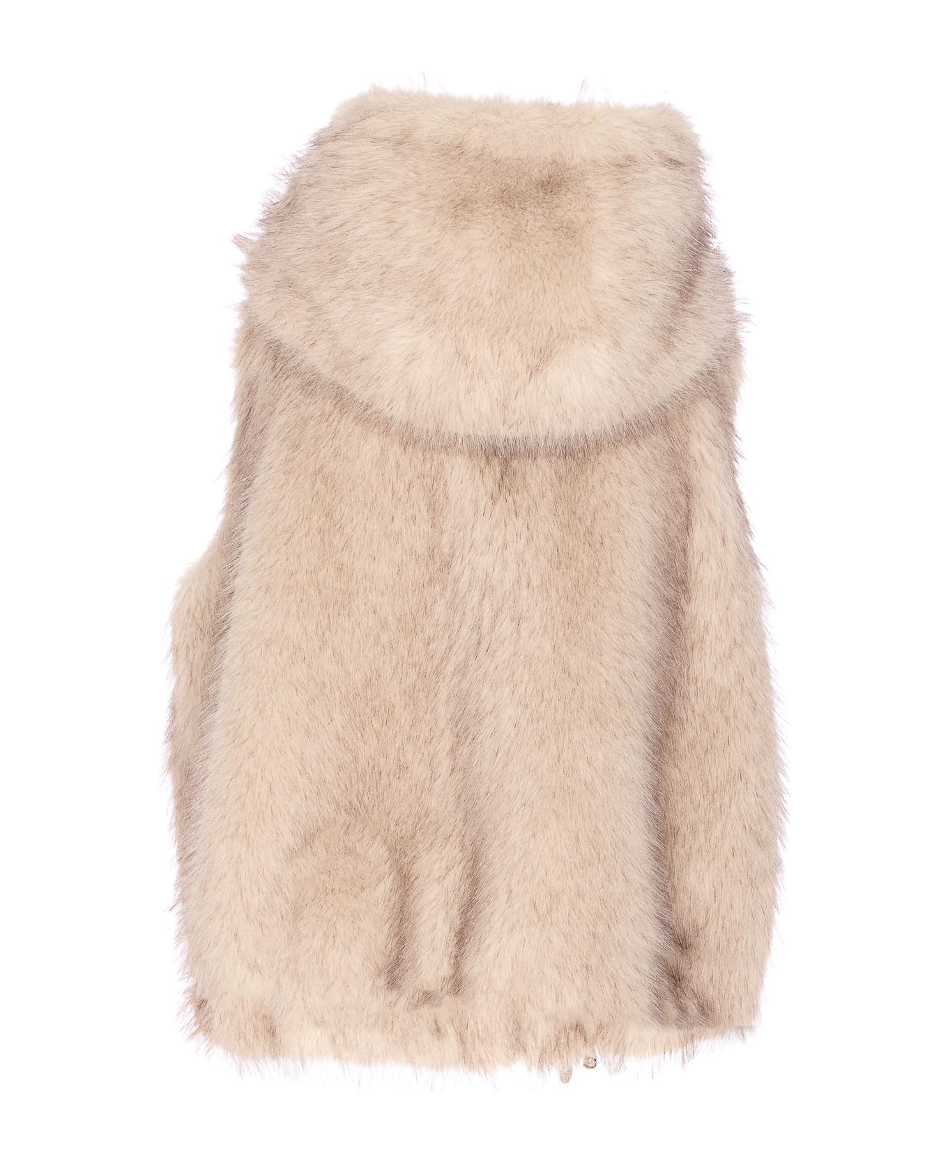 Valentini 1972 Eco Fur Vest - White