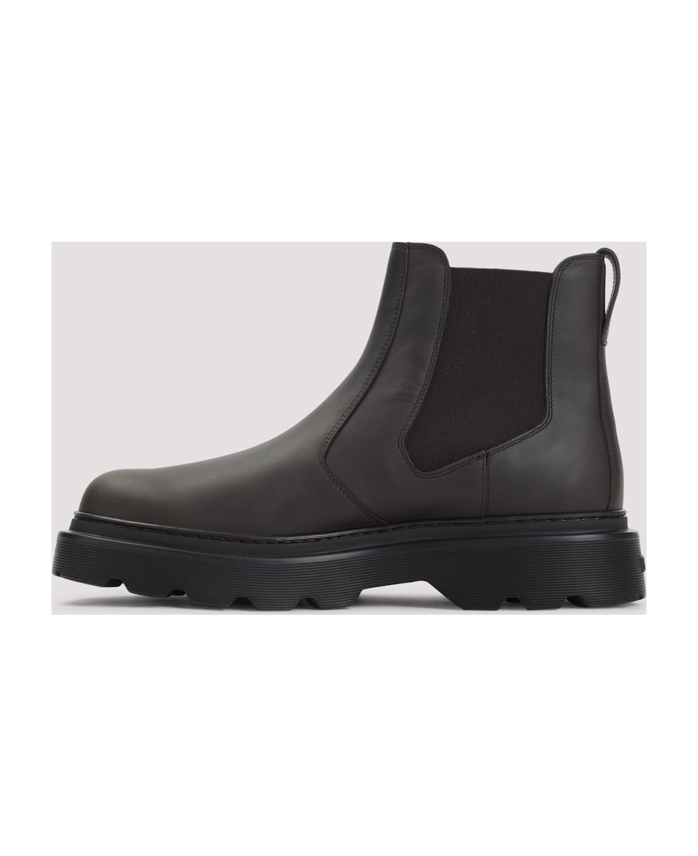 Tod
s Leather Boots - Palissandro