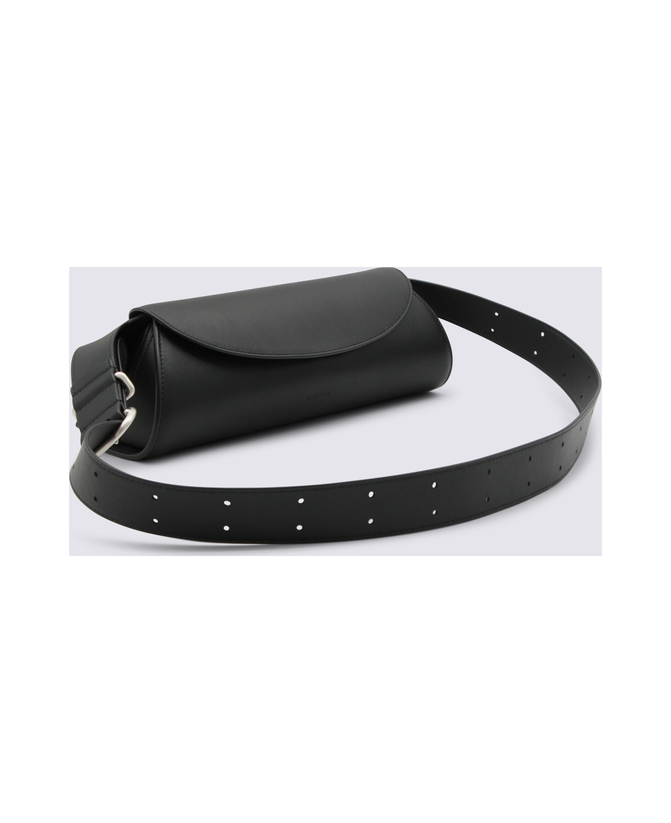 Jil Sander Black Cannolo Sm Shoulder Bag - Black