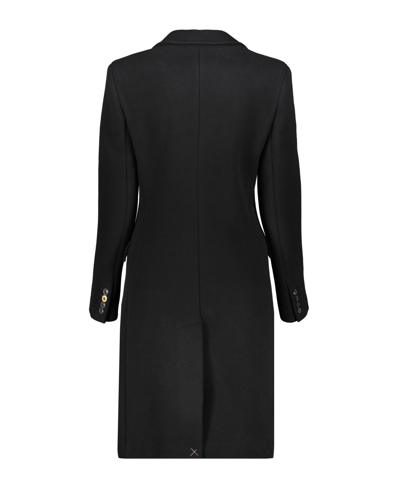 Agnona Wool And Cashmere Coat - black