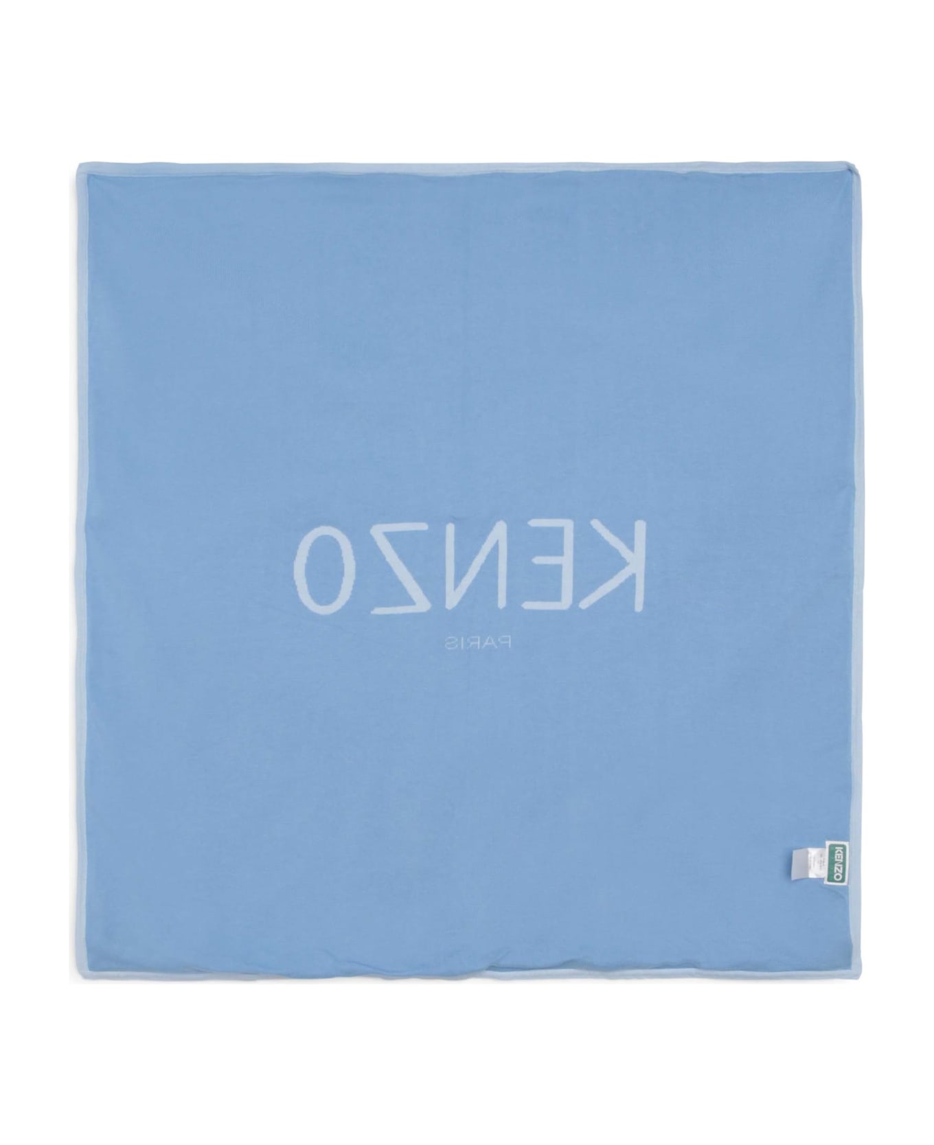 Kenzo Kids Blanket With Logo - Blue