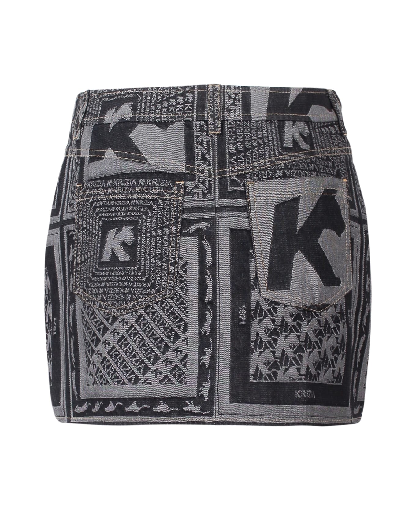 K Krizia Skirt - Black スカート