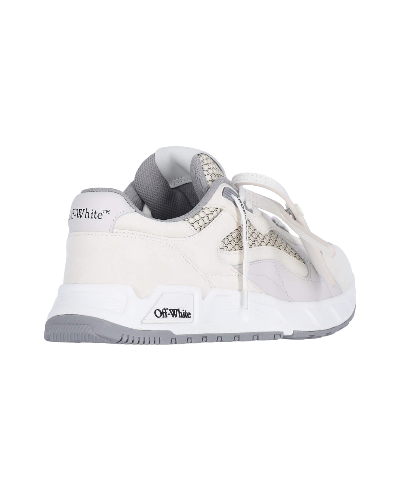 Off-White "kick Off" Sneakers - Crema