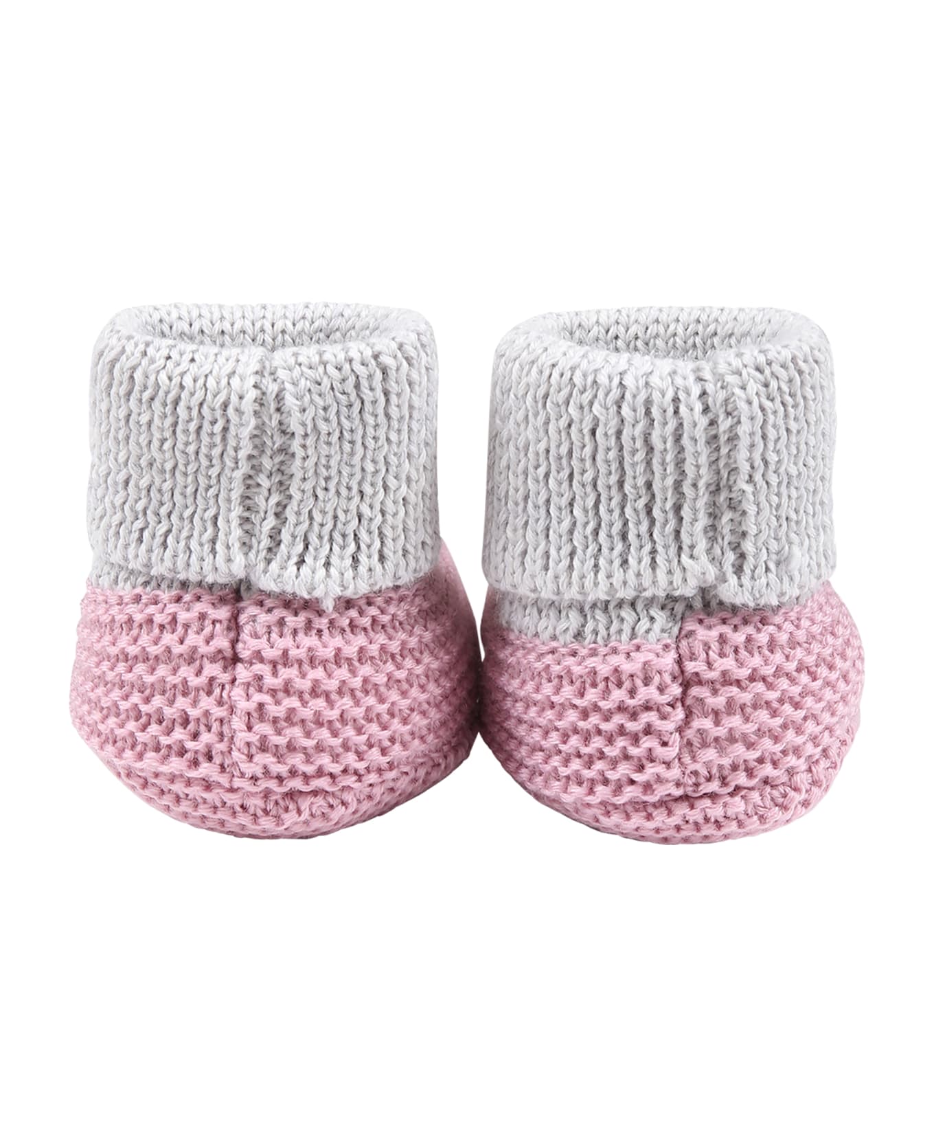 Little Bear Pink Slippers For Baby Girl - Multicolor