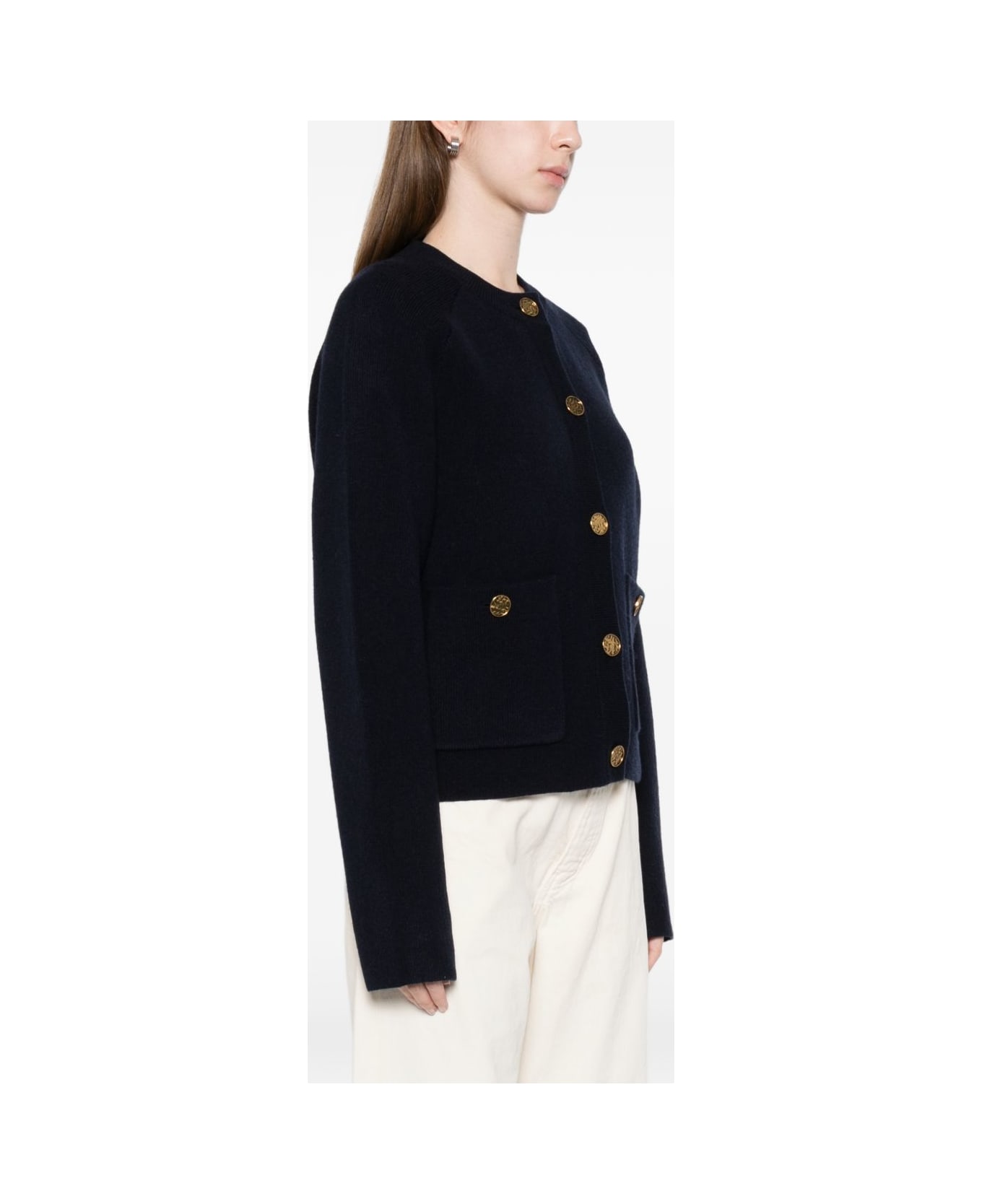 Totême Wool Cardigan - Blue