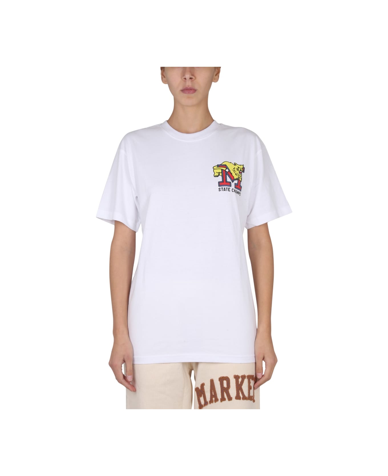 Market T-shirt State Champs - WHITE