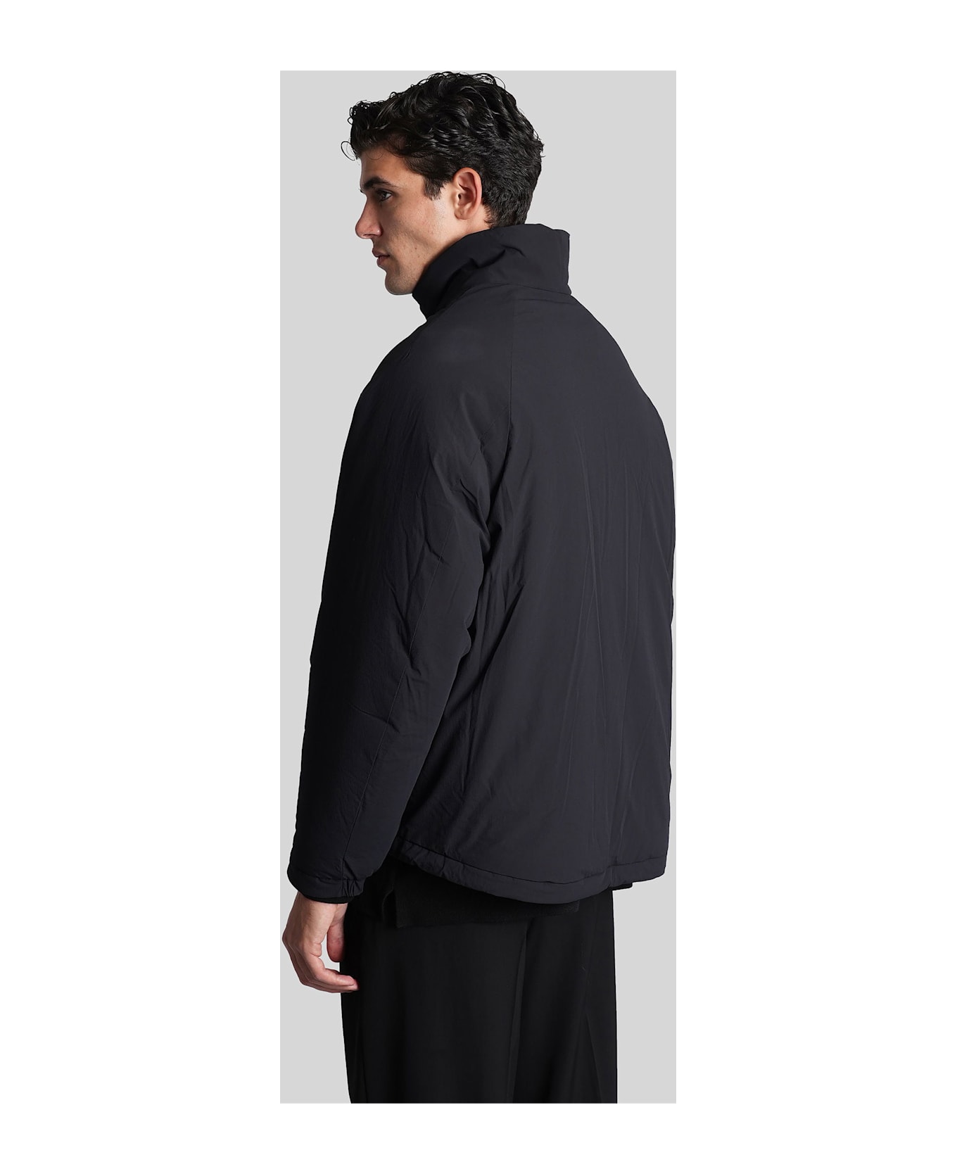 Attachment Puffer In Black Nylon - black