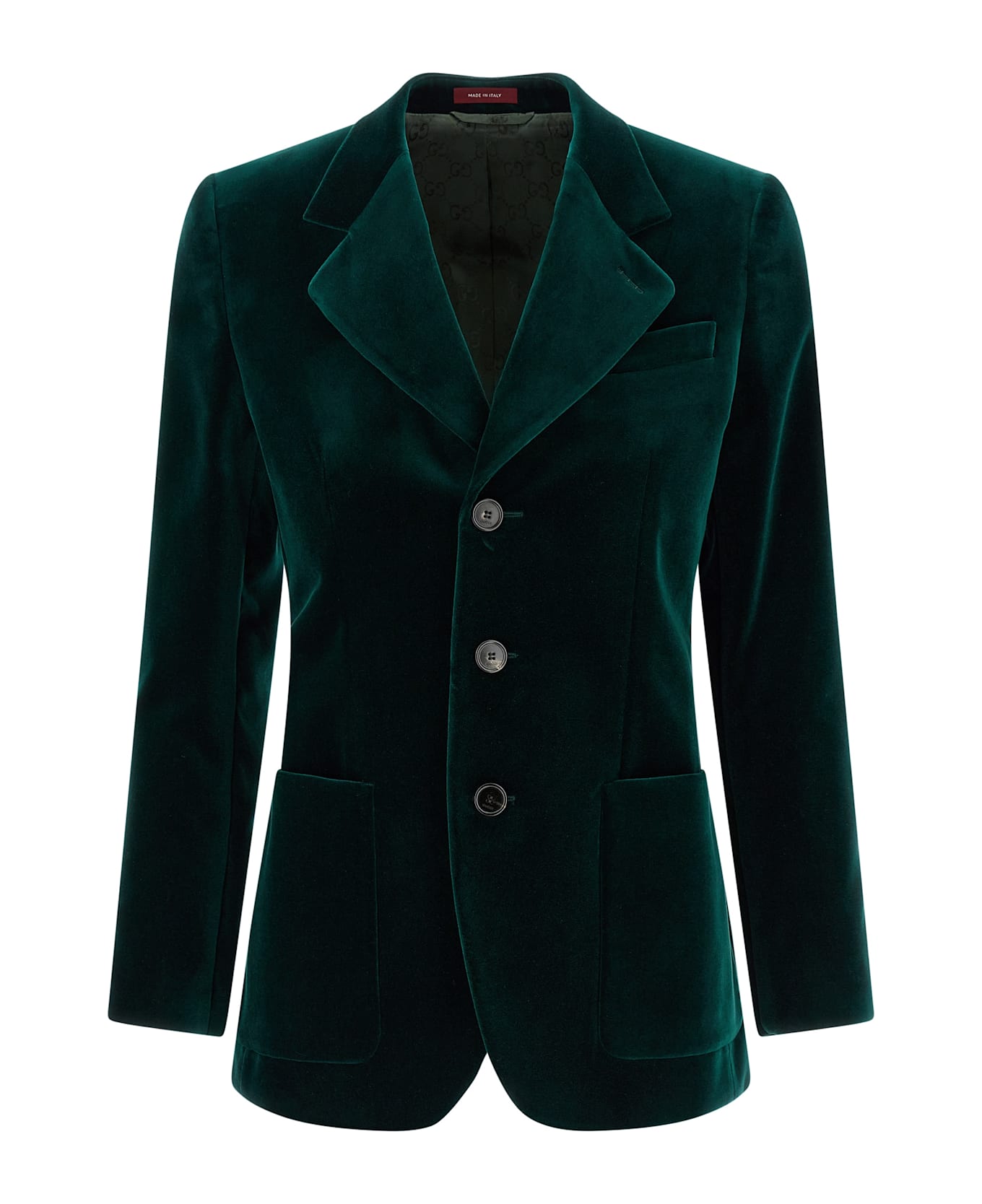 Gucci Velvet Blazer - Green