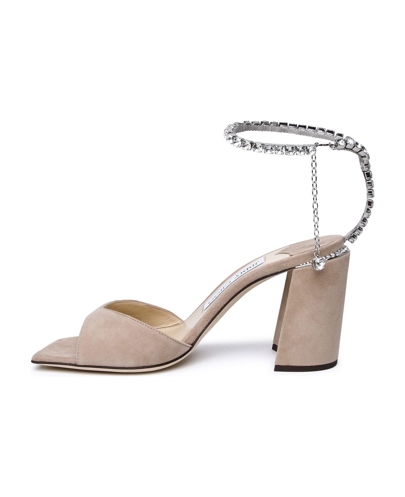 Jimmy Choo Suede Sandals Nude - Pink サンダル
