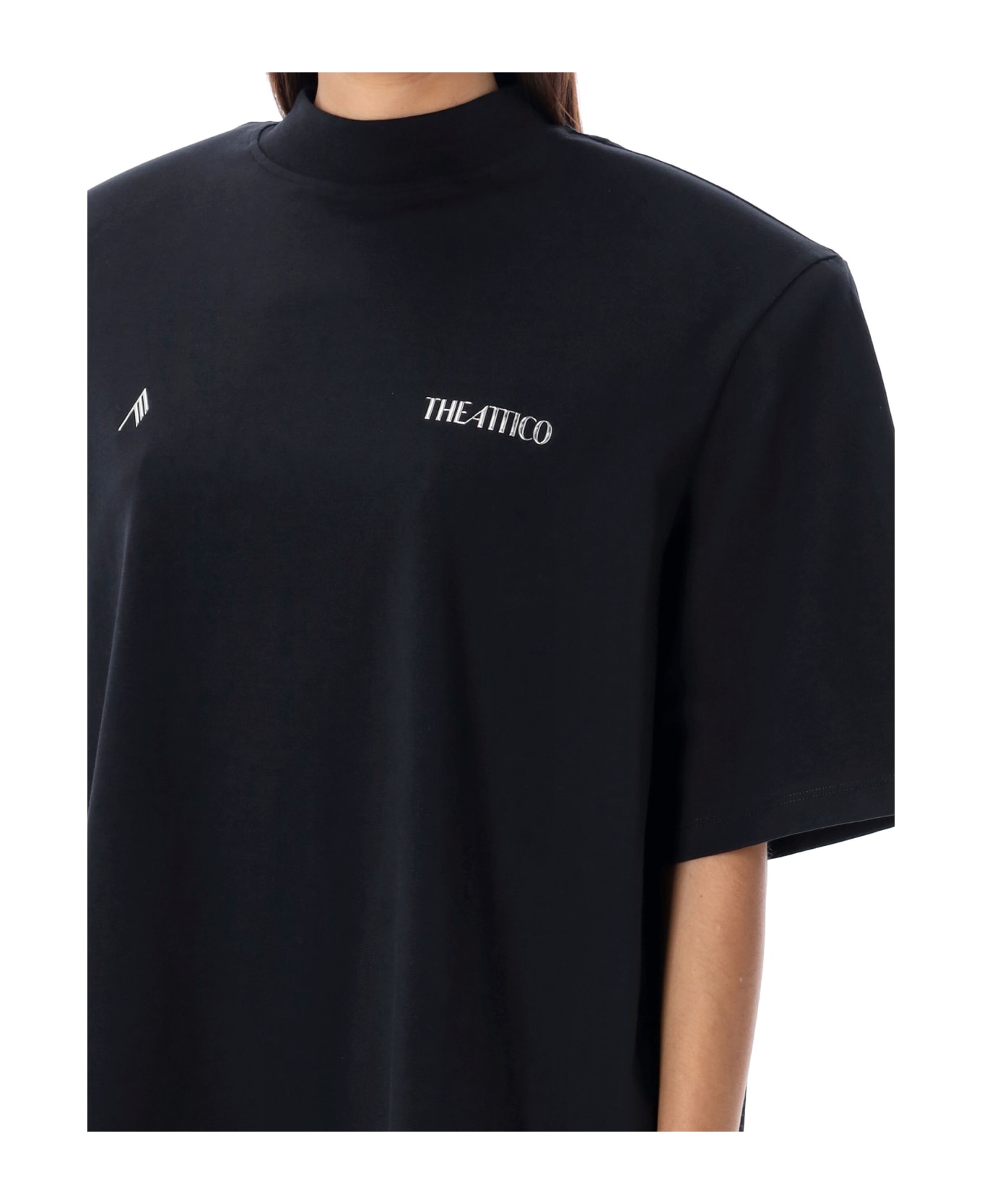 The Attico ''kilie'' T-shirt - BLACK
