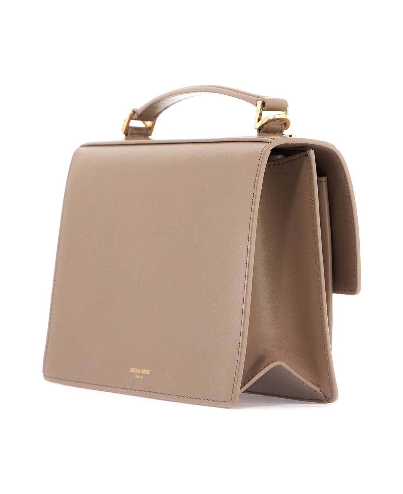 Golden Goose Venezia Leather Crossbody Bag - Beige