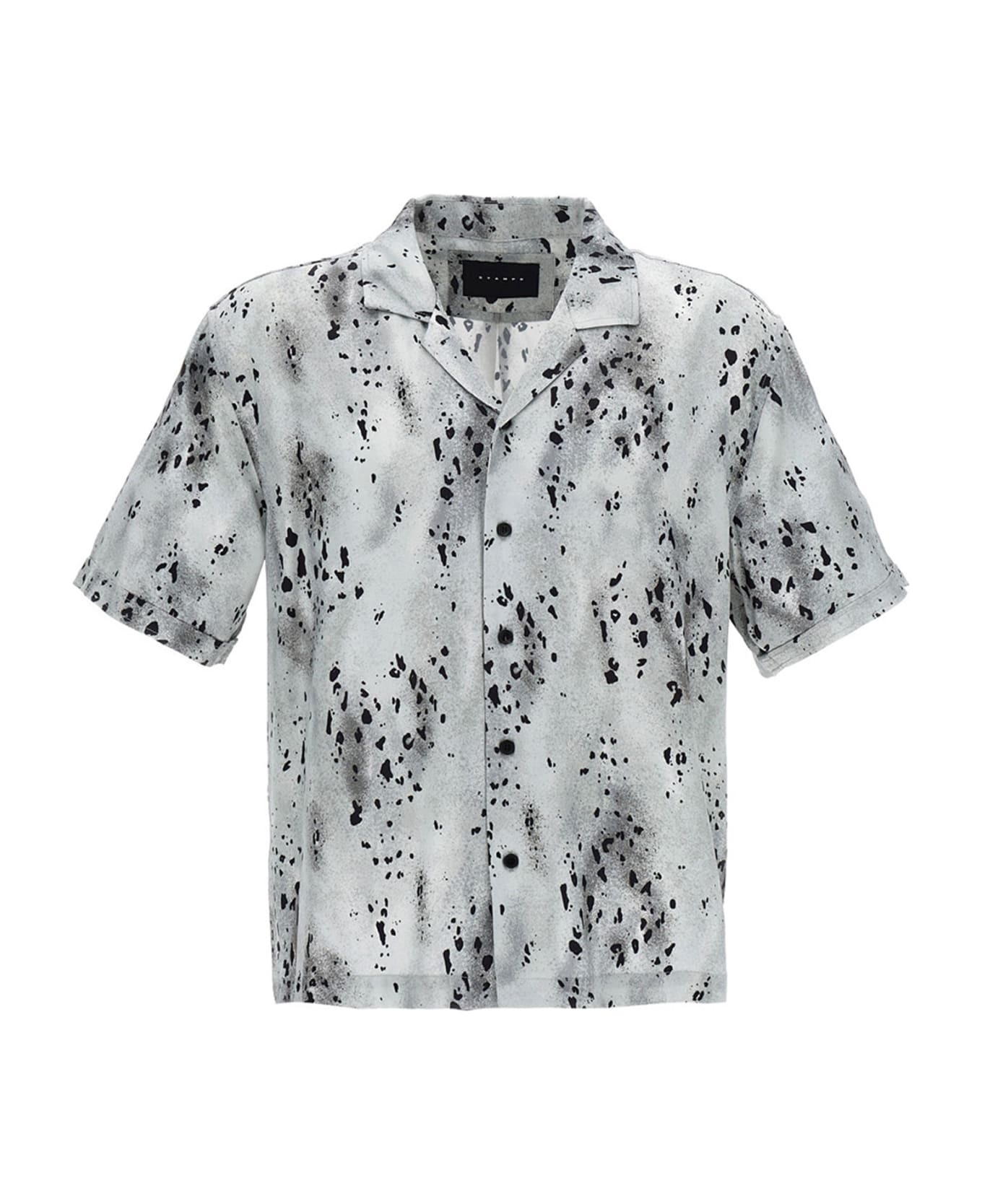 Stampd 'printed Camp' Shirt - Gray シャツ