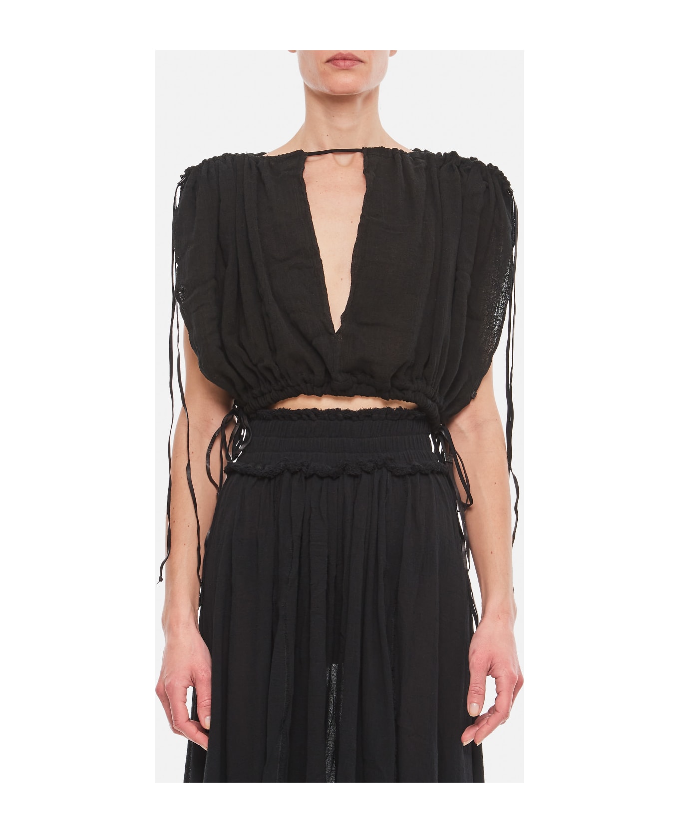 Caravana Chiople Cotton Top - Black