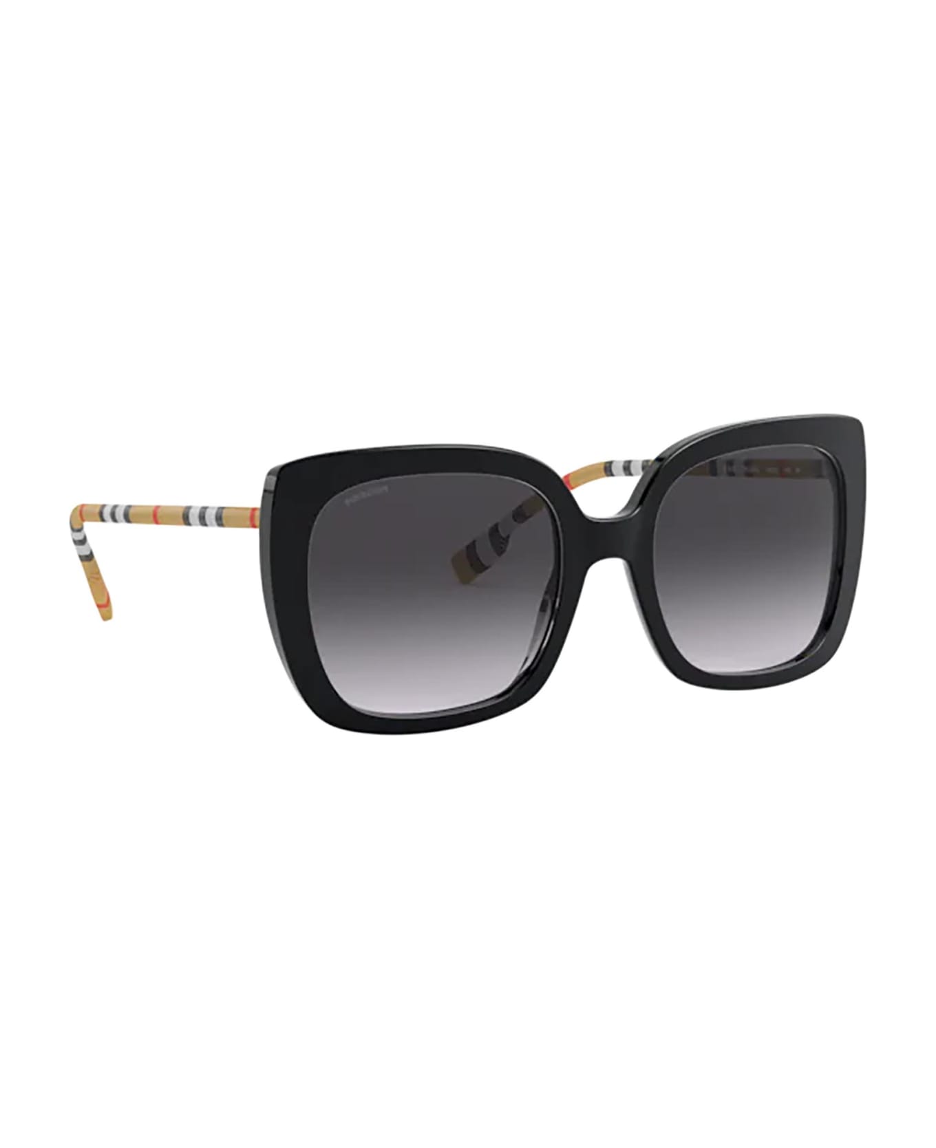Burberry Eyewear Be4323 Black Sunglasses - Black
