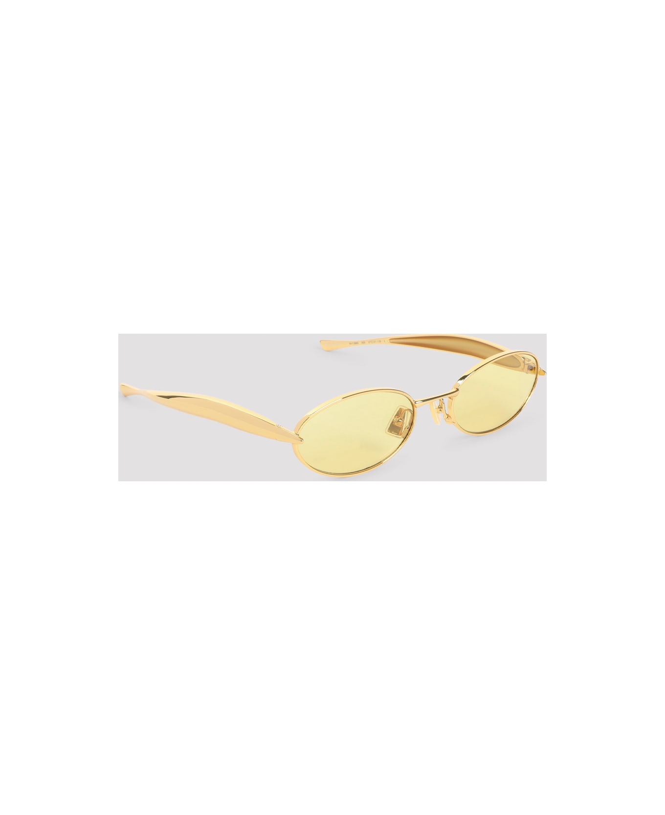 Bottega Veneta Metal Sunglasses - Gold Gold Yellow