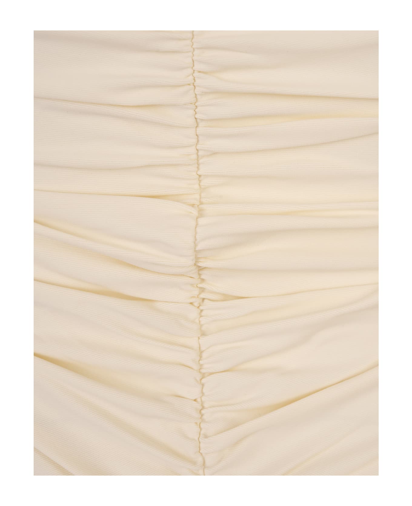 La Reveche Ivory Lillibet Mini Dress - White