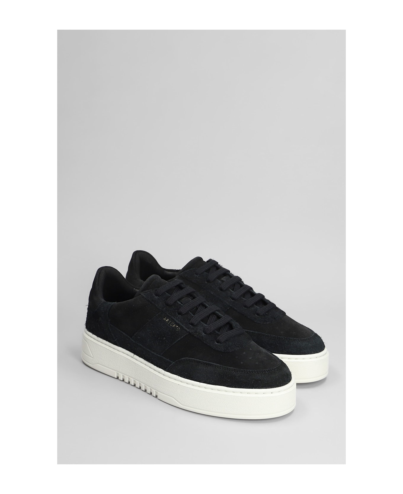 Axel Arigato Orbit Sneakers In Black Suede - black