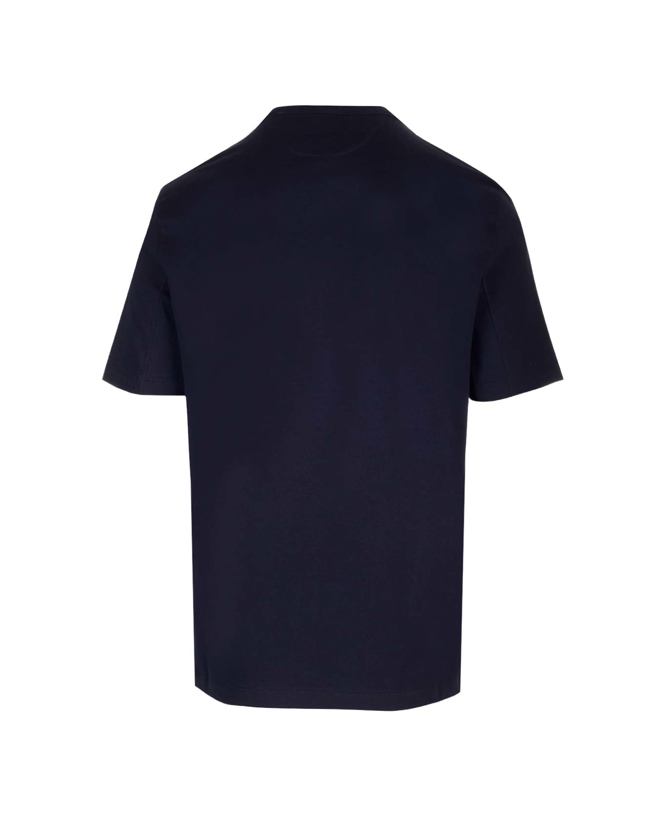 Brunello Cucinelli Slim Fit Crew Neck T-shirt - Blue