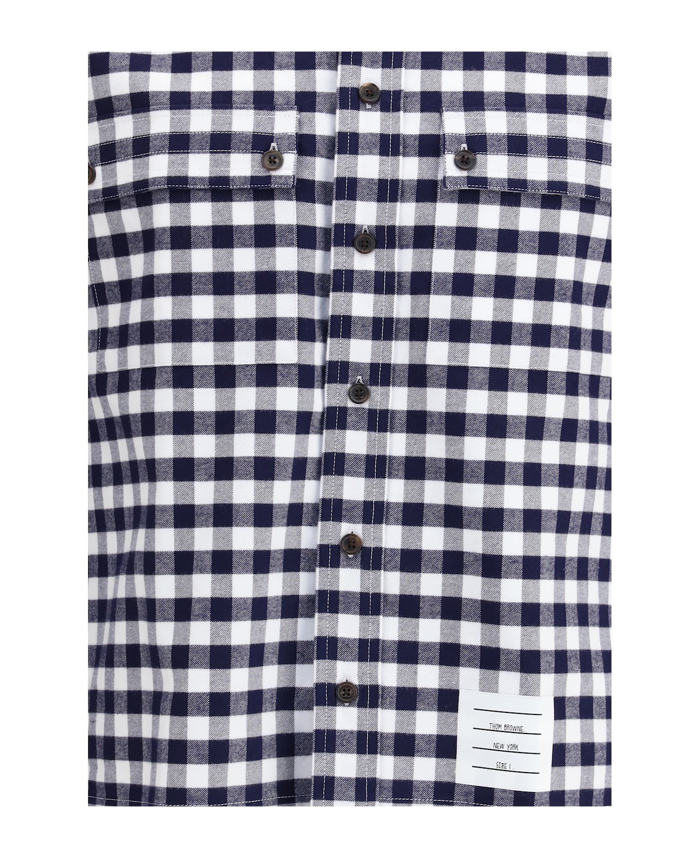 Thom Browne Vichy Cotton Flannel Shirt