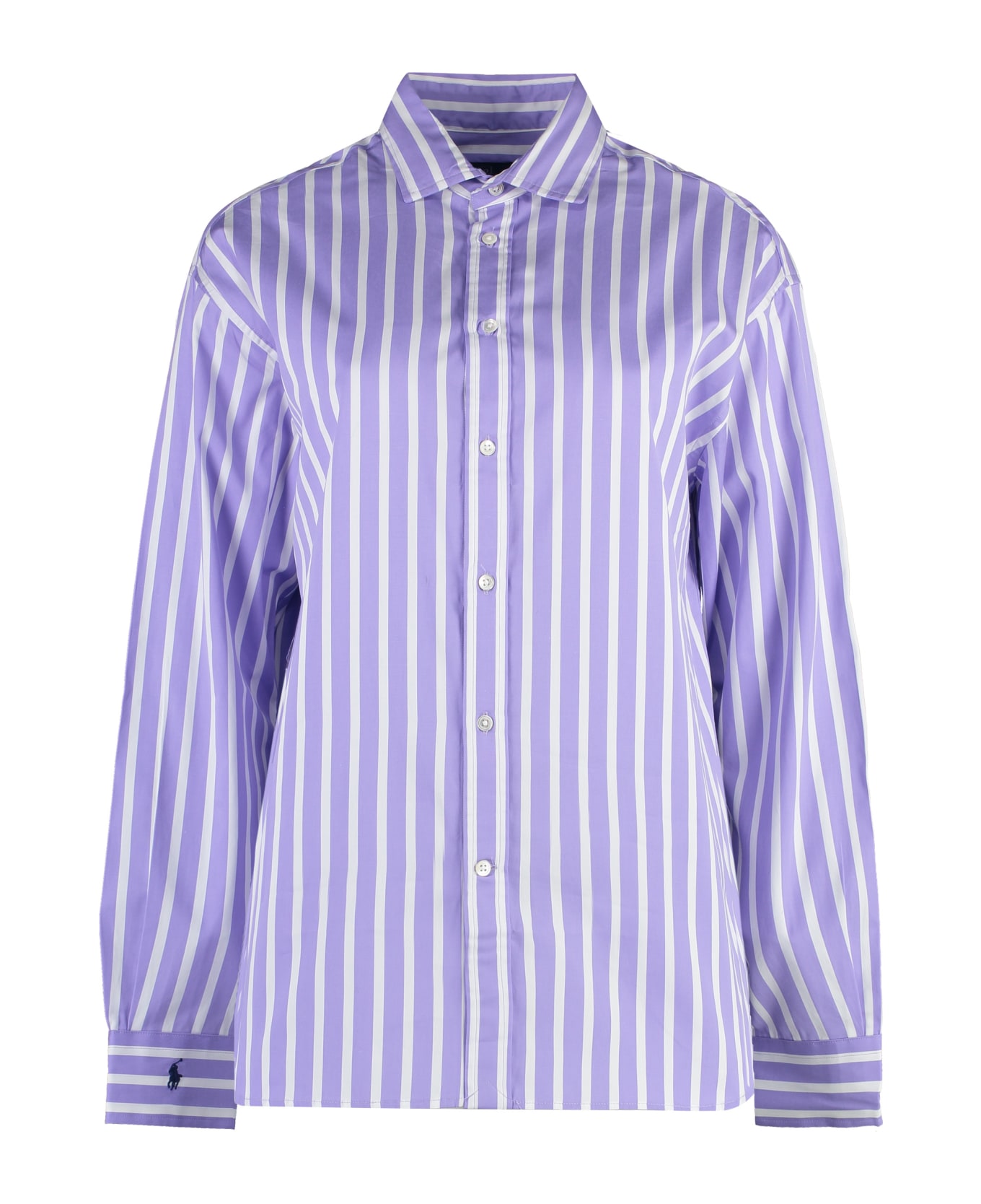 Polo Ralph Lauren Striped Cotton Shirt - Lilac
