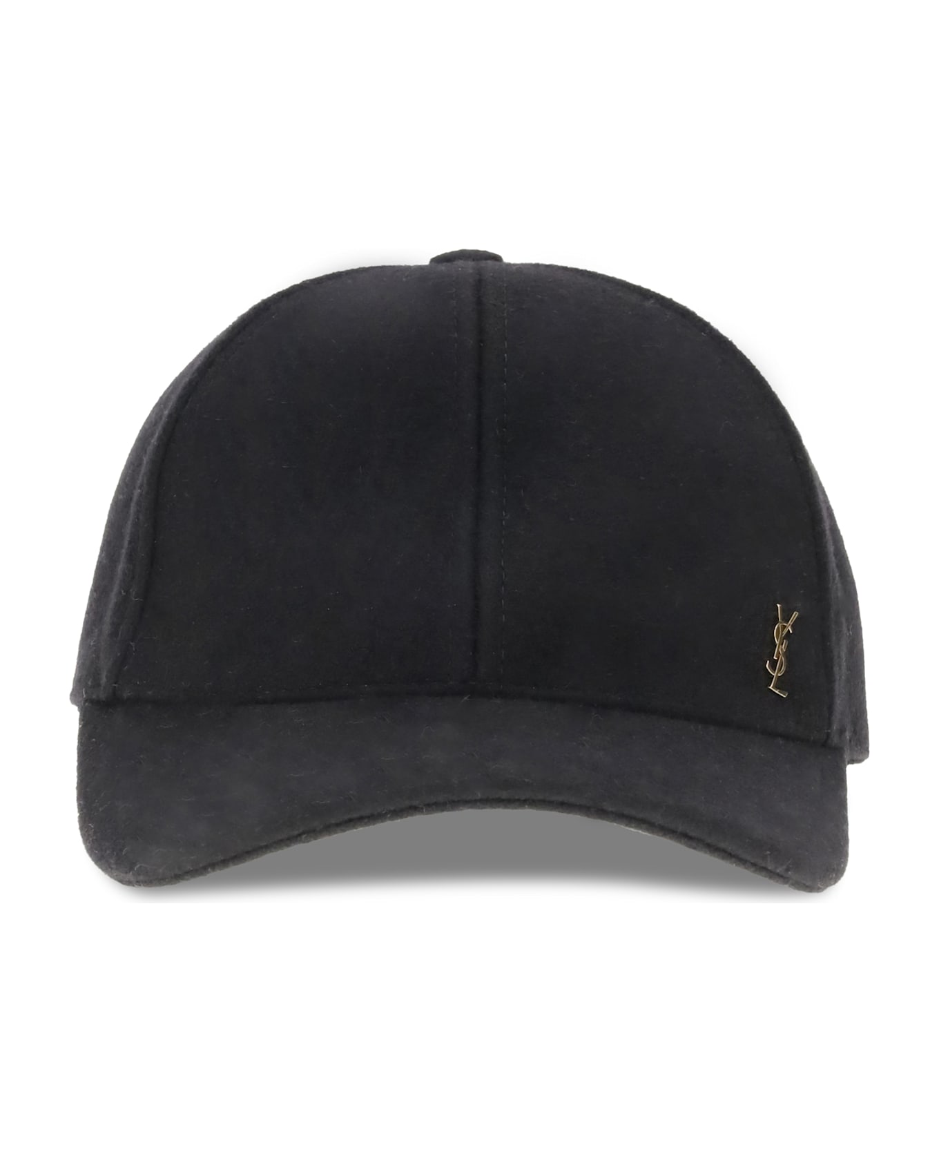 Saint Laurent Wool Baseball Cap