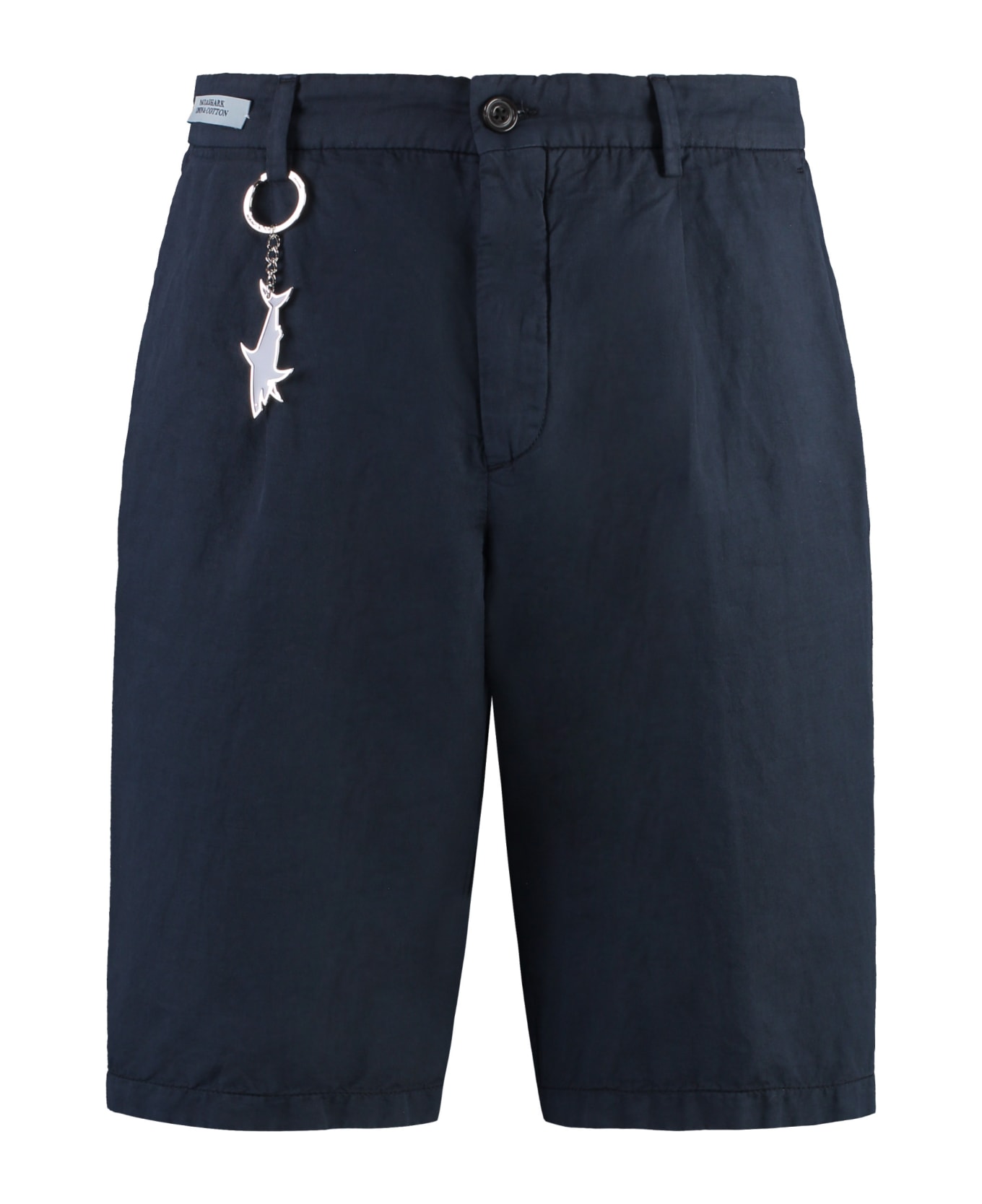 Paul&Shark Cotton And Linen Bermuda-shorts - blue ショートパンツ