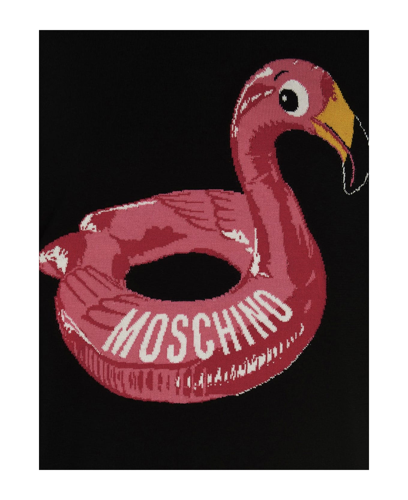 Moschino Jacquard Logo Sweater - Black  