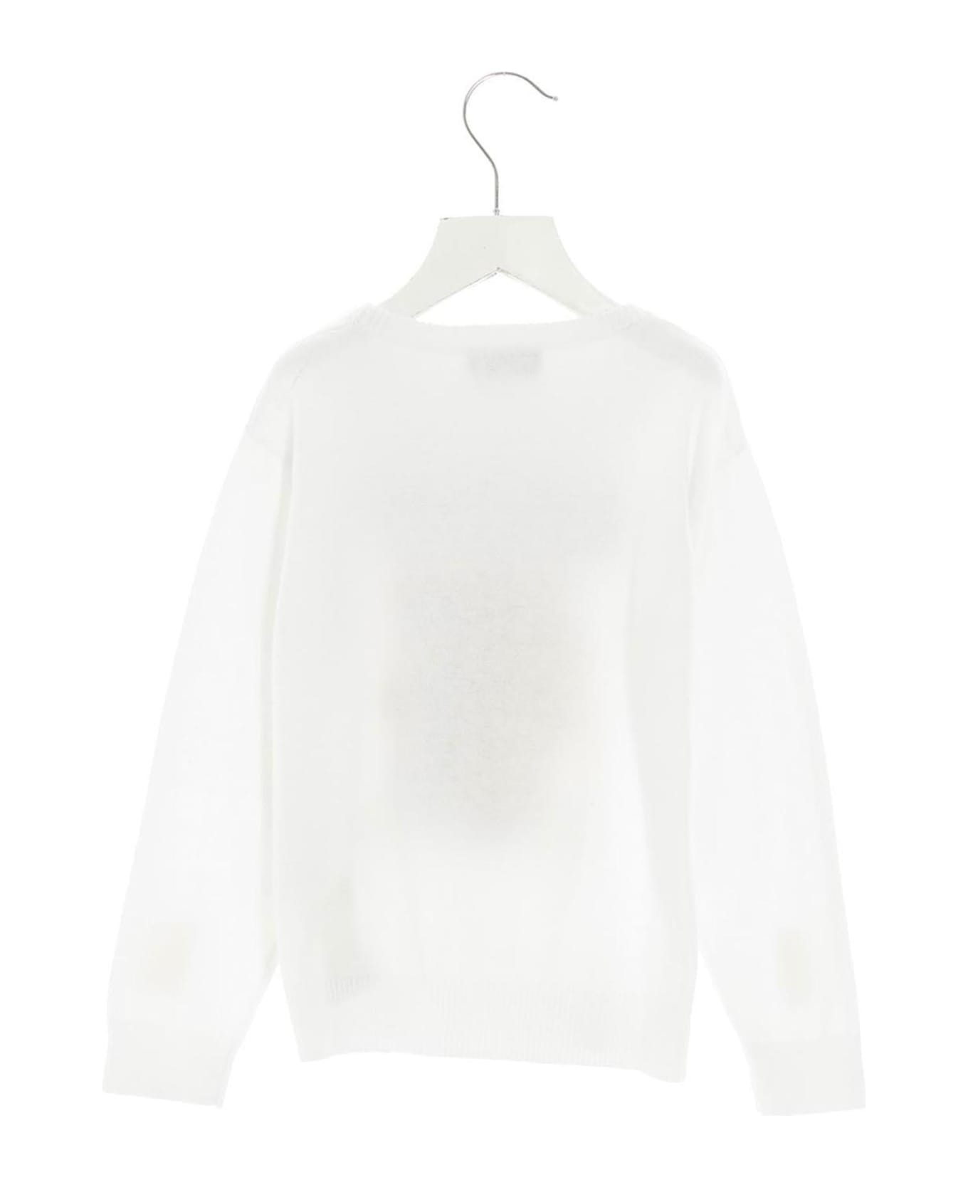 Moschino Logo Sweatshirt - White