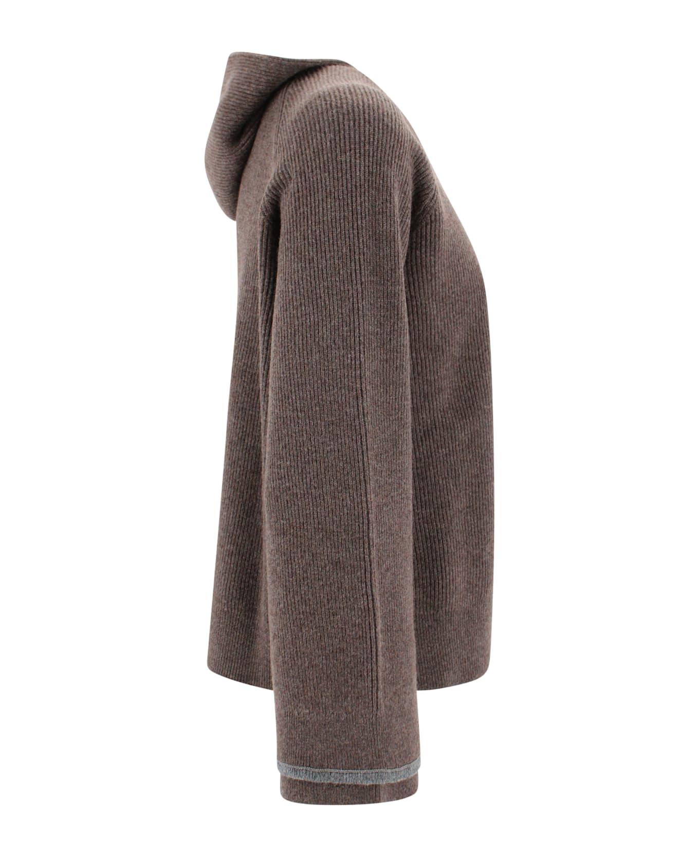 Brunello Cucinelli Hooded Sweater - Brown