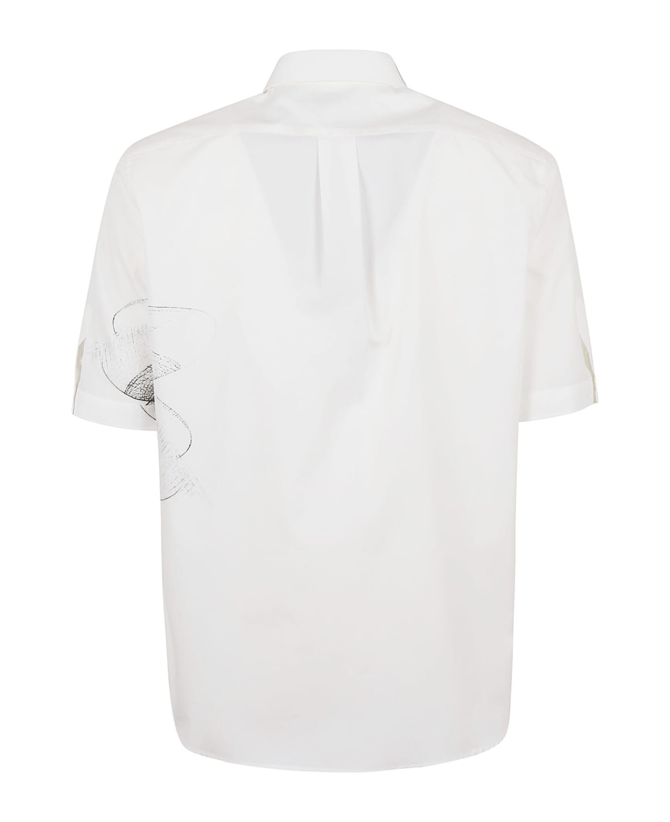 Alexander McQueen Dragonfly Shirt - White Black シャツ
