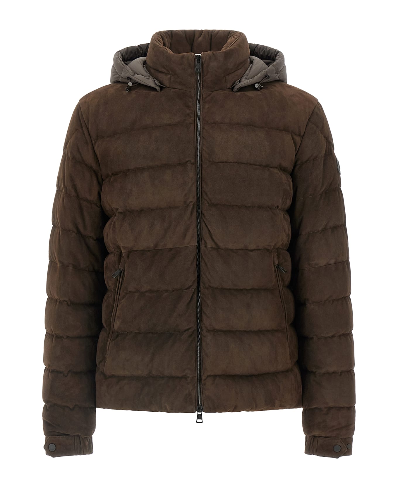 Moncler 'arneb' Down Jacket - Brown