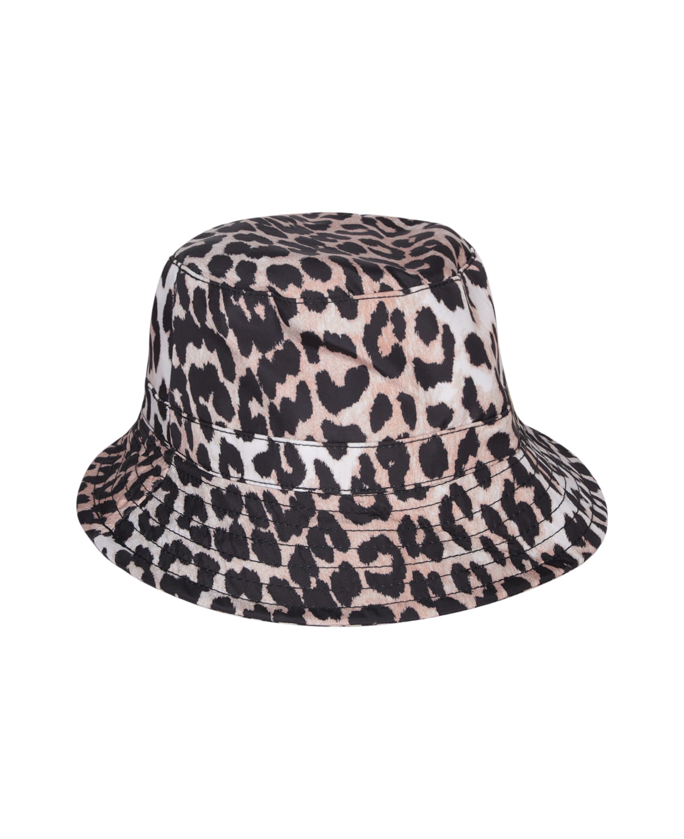 Ganni Leopard Print Bucket Hat - Multi 帽子