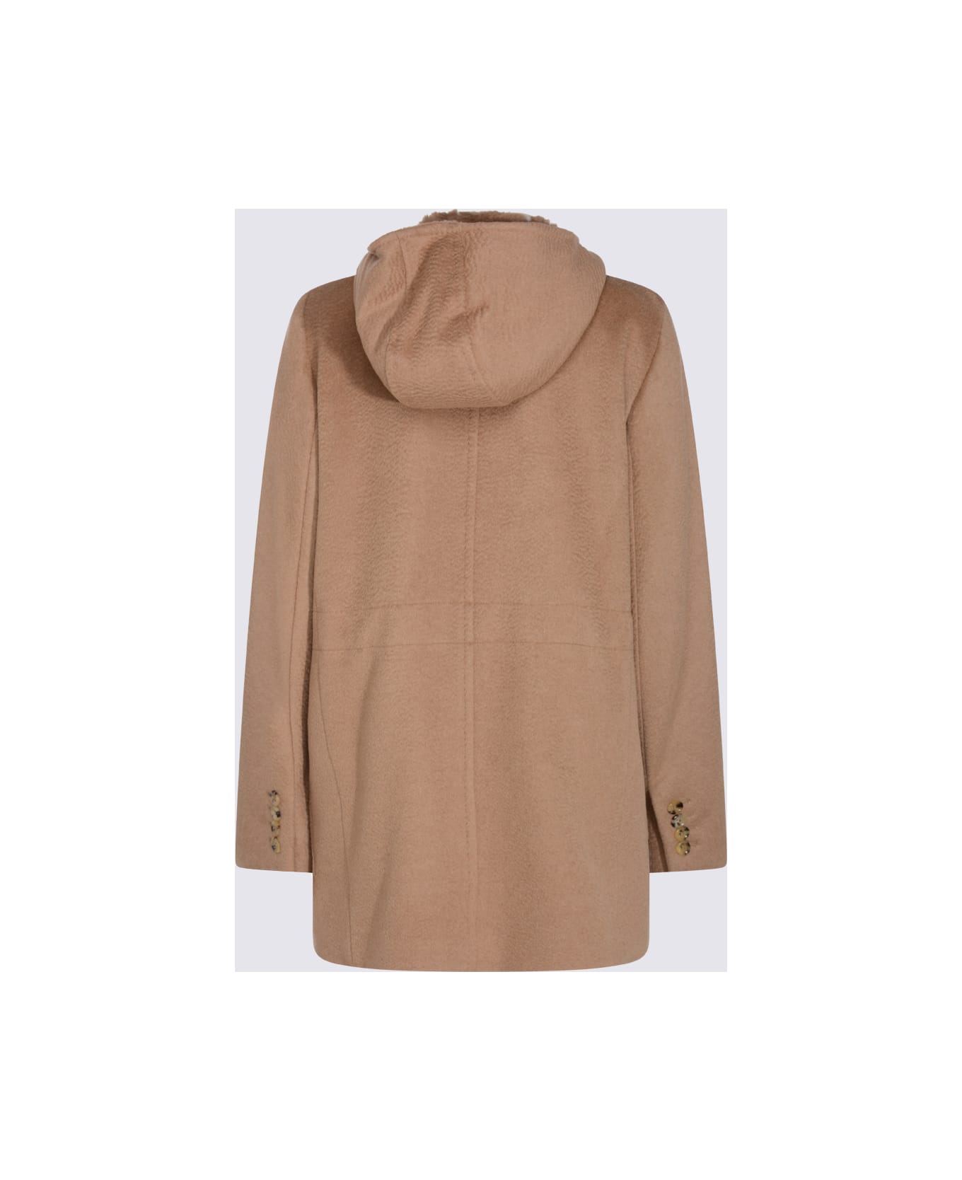 Max Mara Camel Wool Giuda Coat - Camel