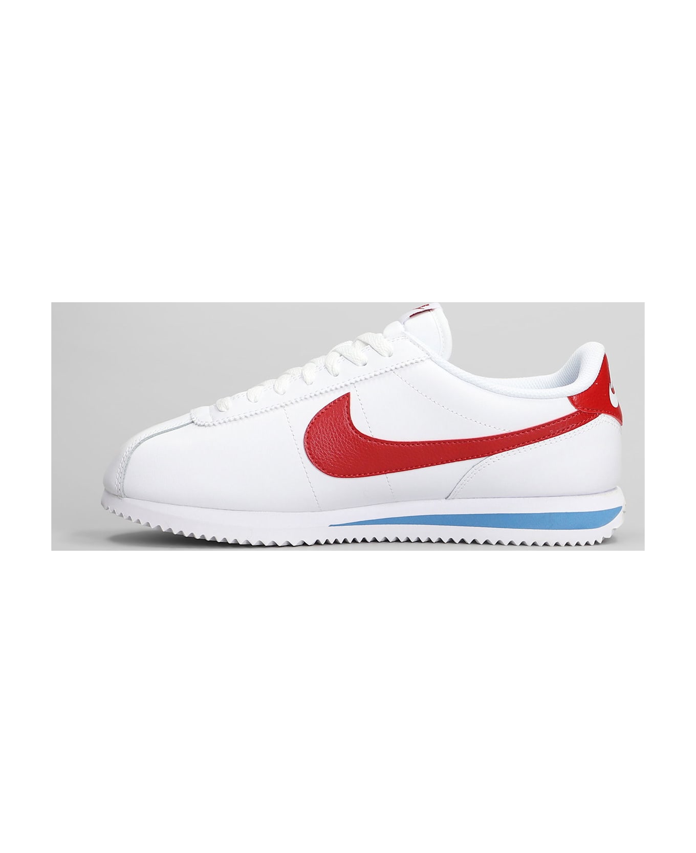 Nike Cortez Sneakers In White Leather - white