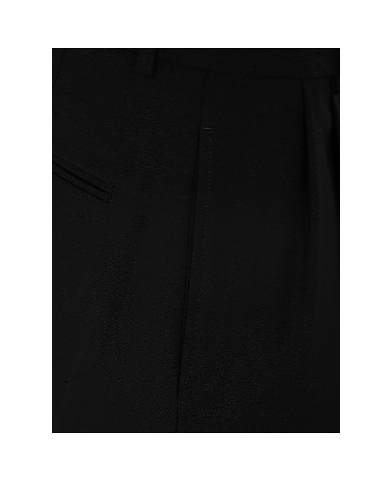 SportMax Button Detailed Straight Leg Pants - Nero