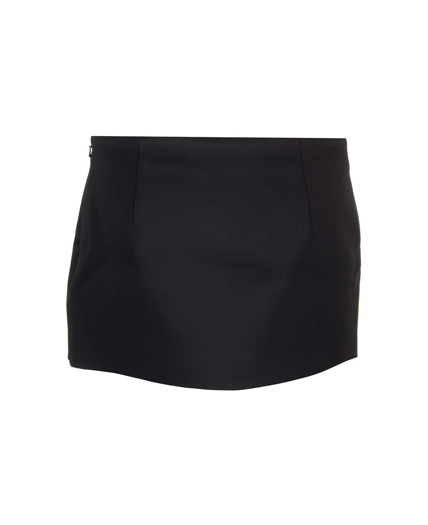 Khaite Jett Mini Skirt - Black