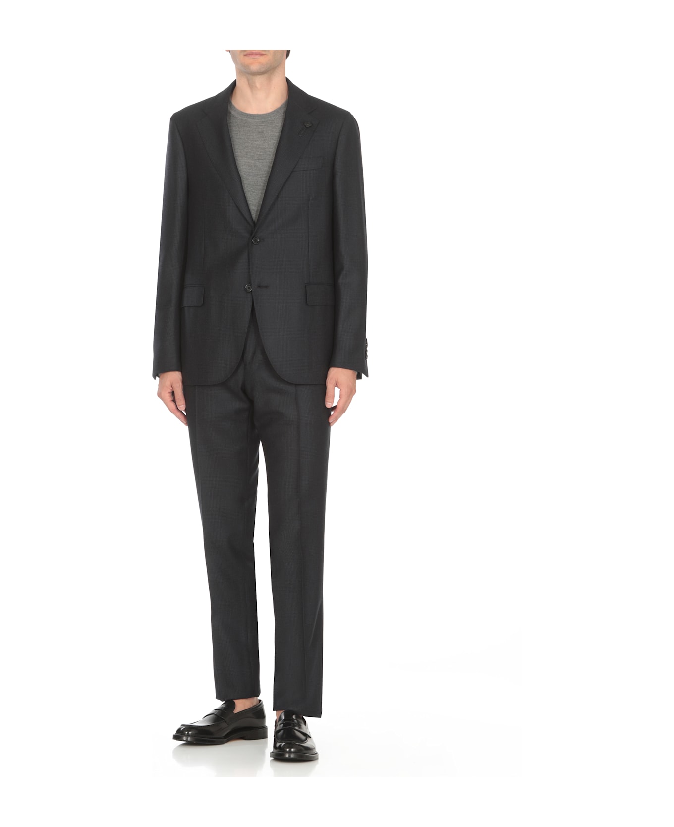 Lardini Wool Suit - Blue