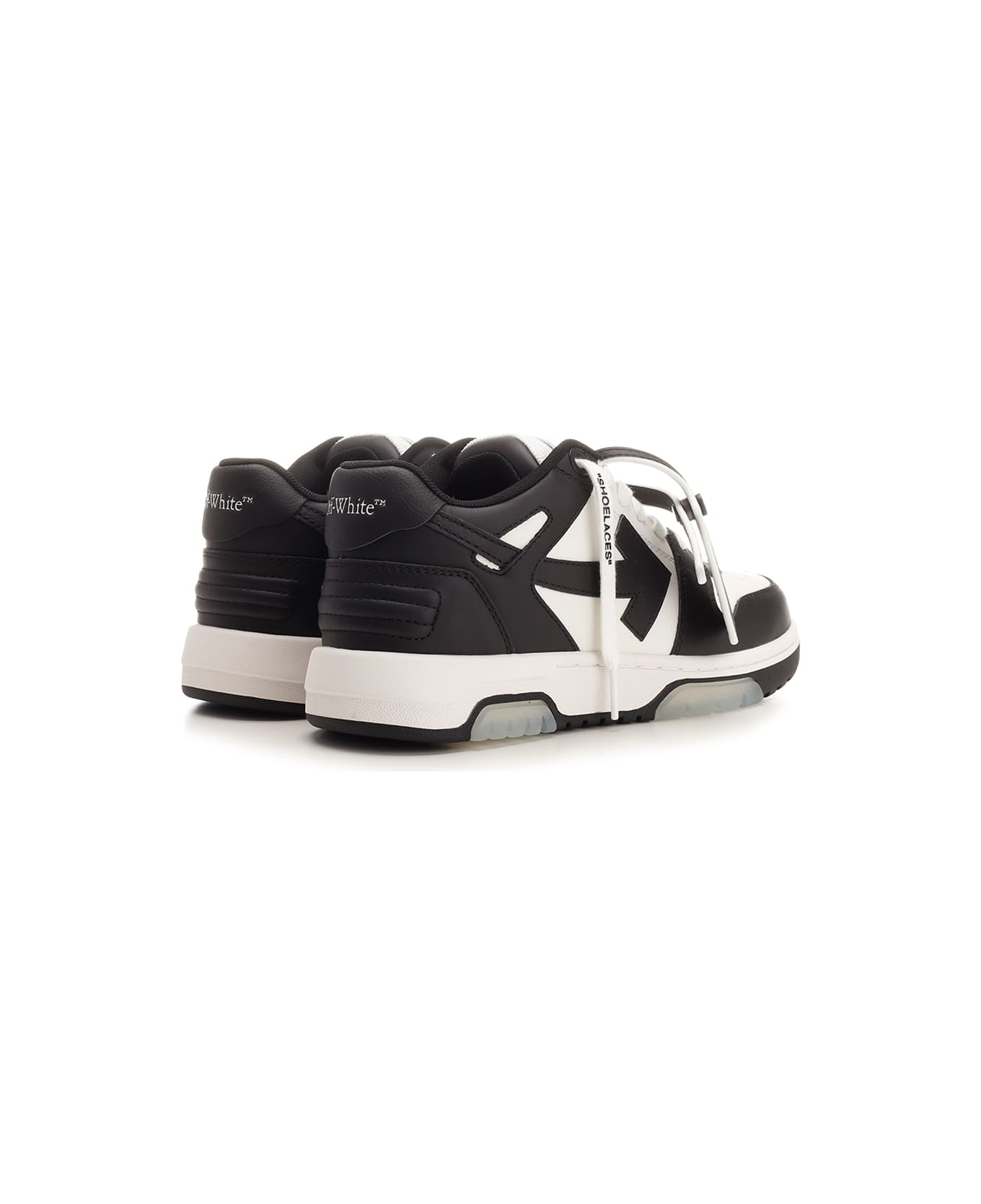 Off-White White/black 'out Of Office' Sneakers - Bianco/nero